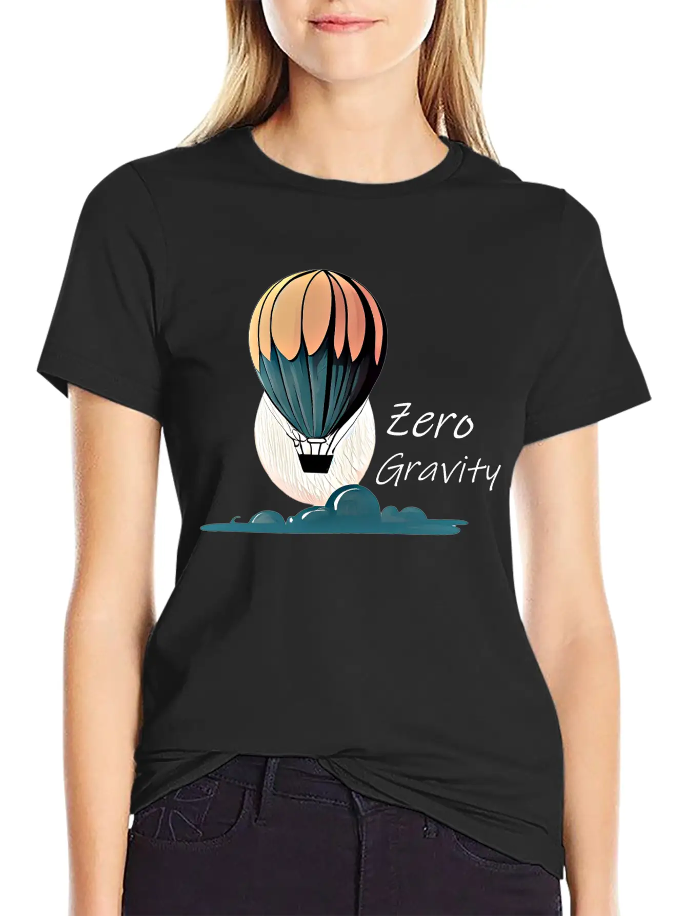 Zero Gravity Air Baloon T-shirt Unisex Casual T-Shirt – Clean Design For Daily Comfort