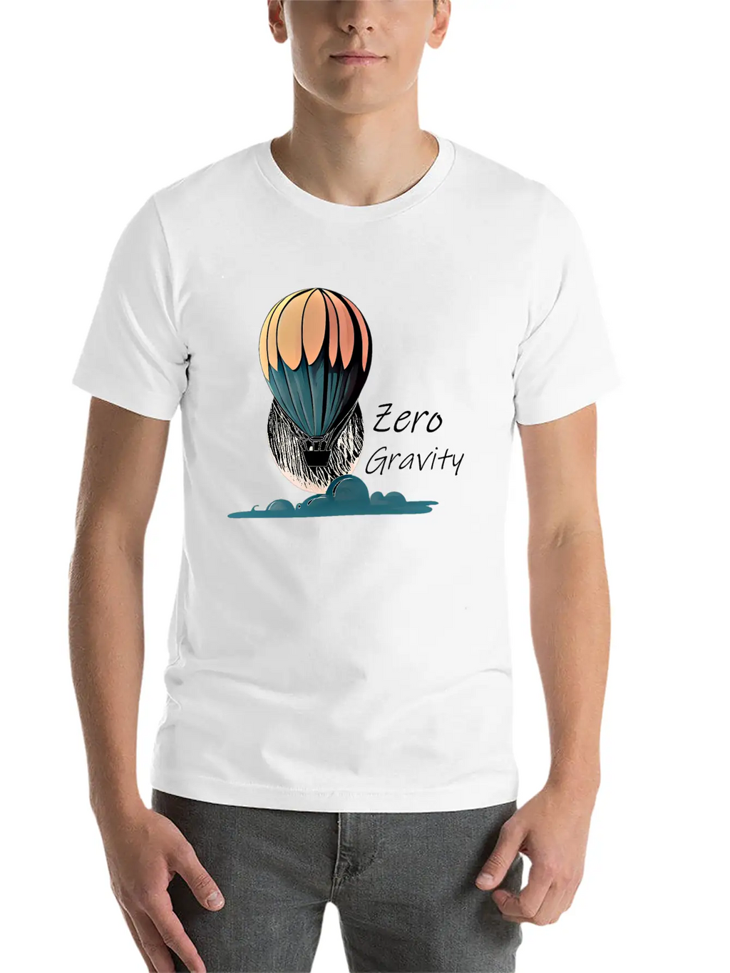 Zero Gravity Air Baloon T-shirt Unisex Casual T-Shirt – Clean Design For Daily Comfort