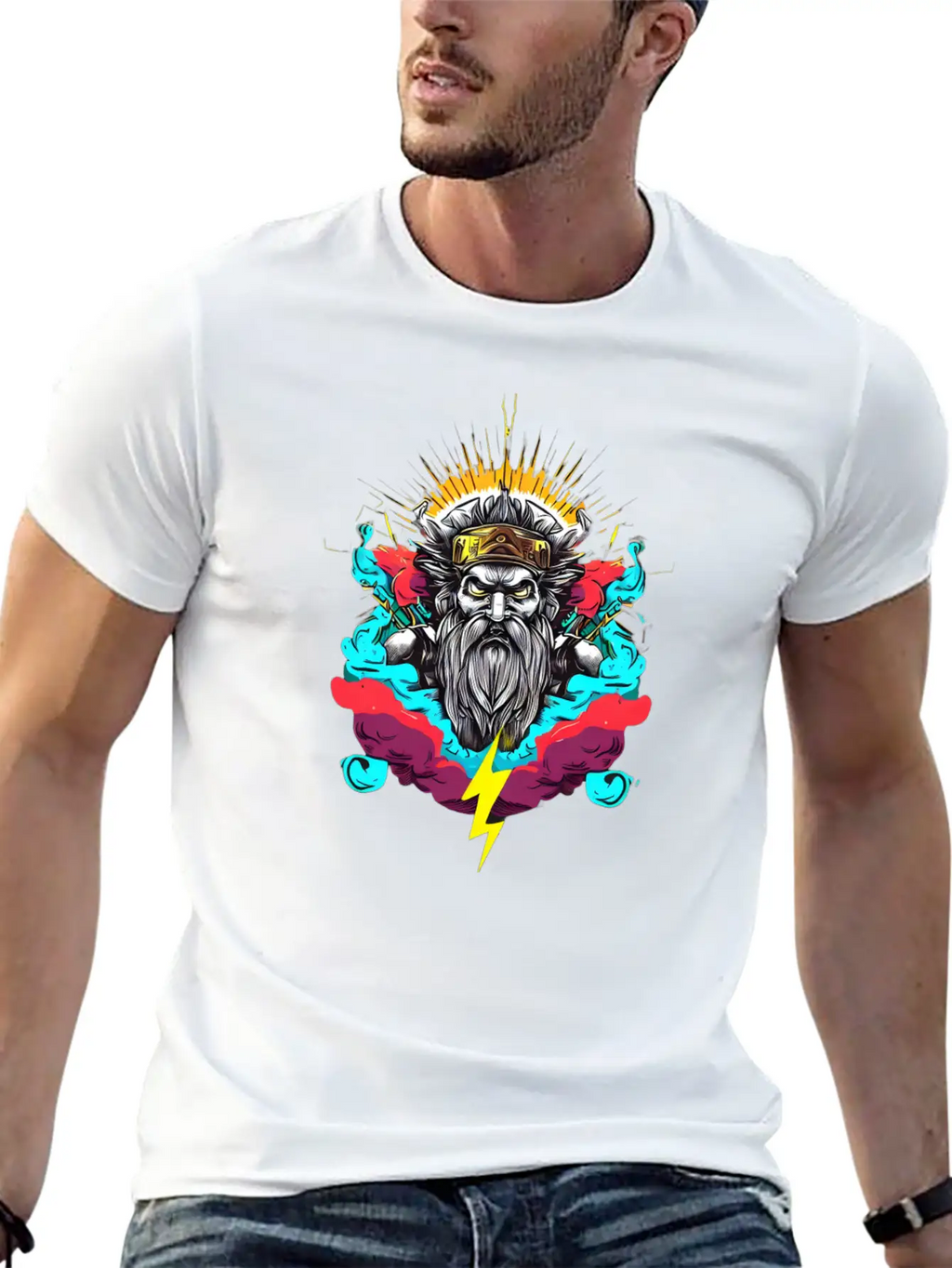 ZEUS Essential Cotton Tee For Daily Outfits – Unisex Style