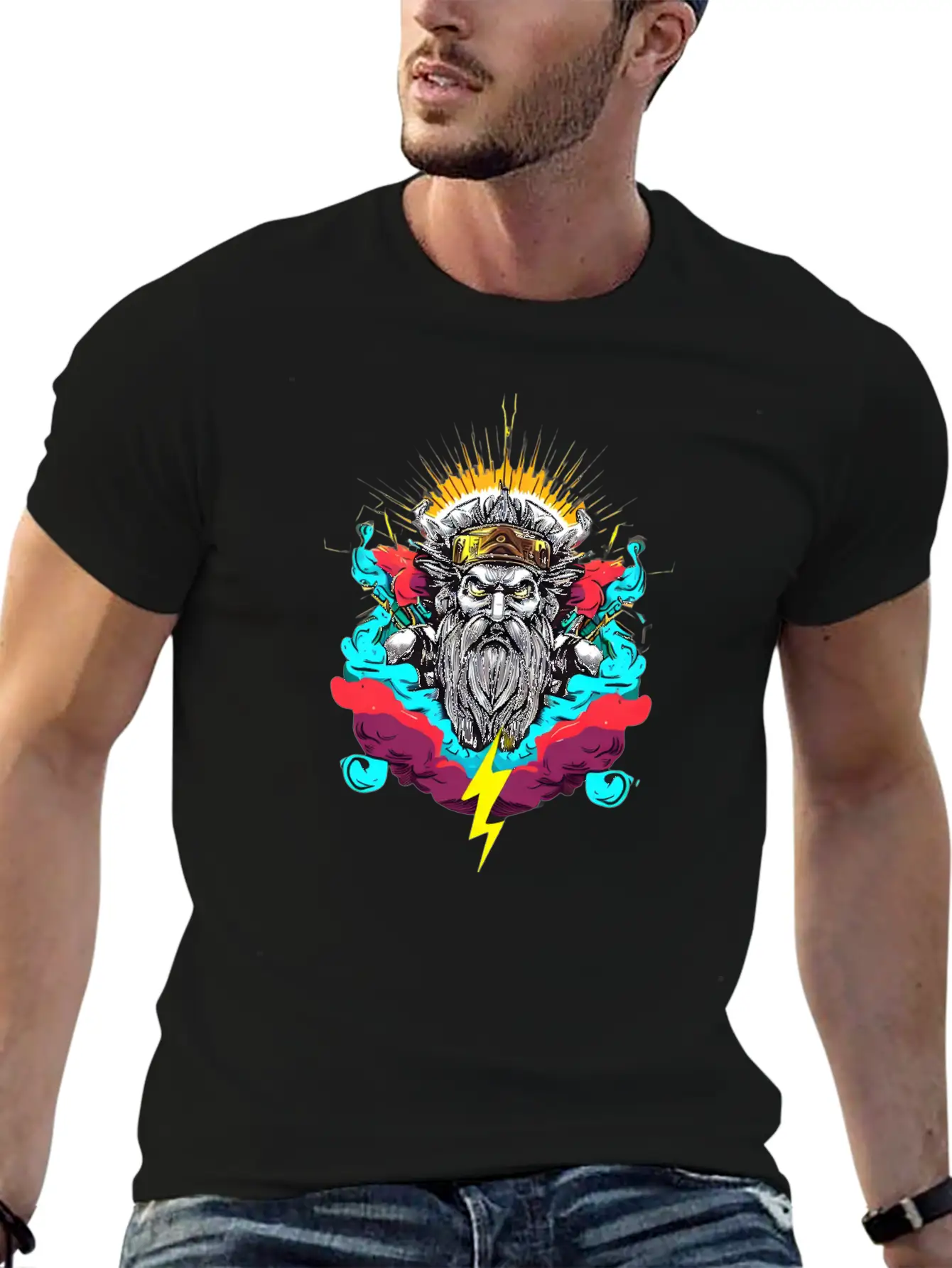 ZEUS Essential Cotton Tee For Daily Outfits – Unisex Style