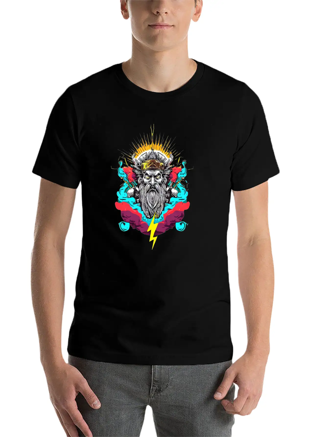 ZEUS Essential Cotton Tee For Daily Outfits – Unisex Style