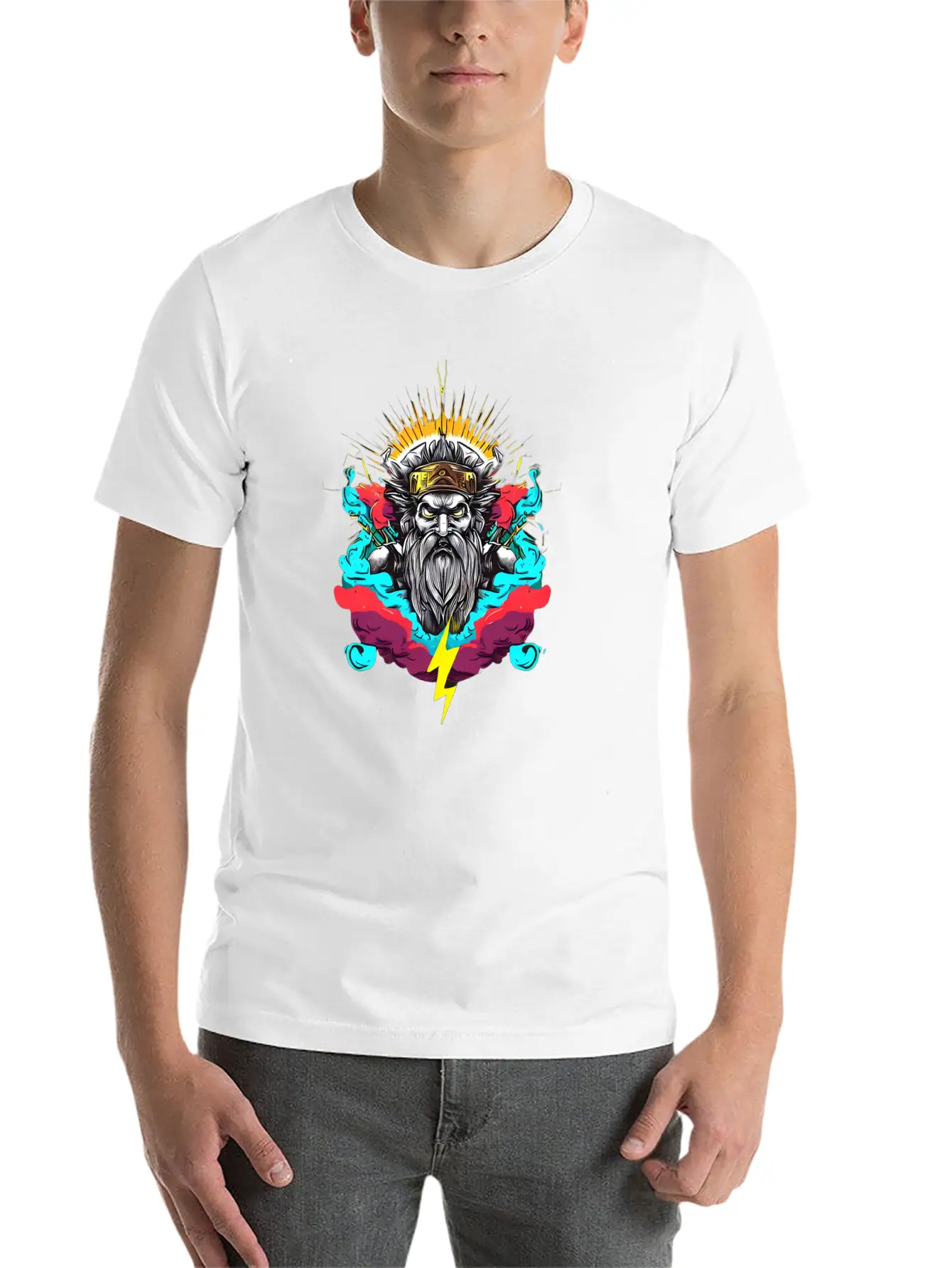 ZEUS Essential Cotton Tee For Daily Outfits – Unisex Style