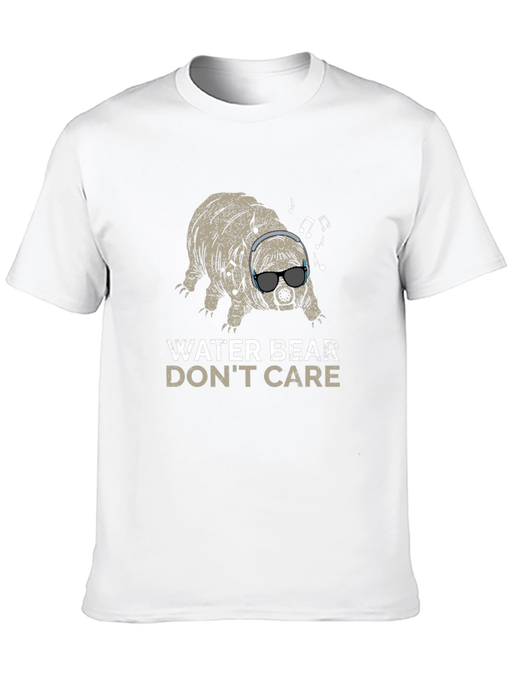Water Bear Dont Care T-Shirt - Funny Tardigrade Tee