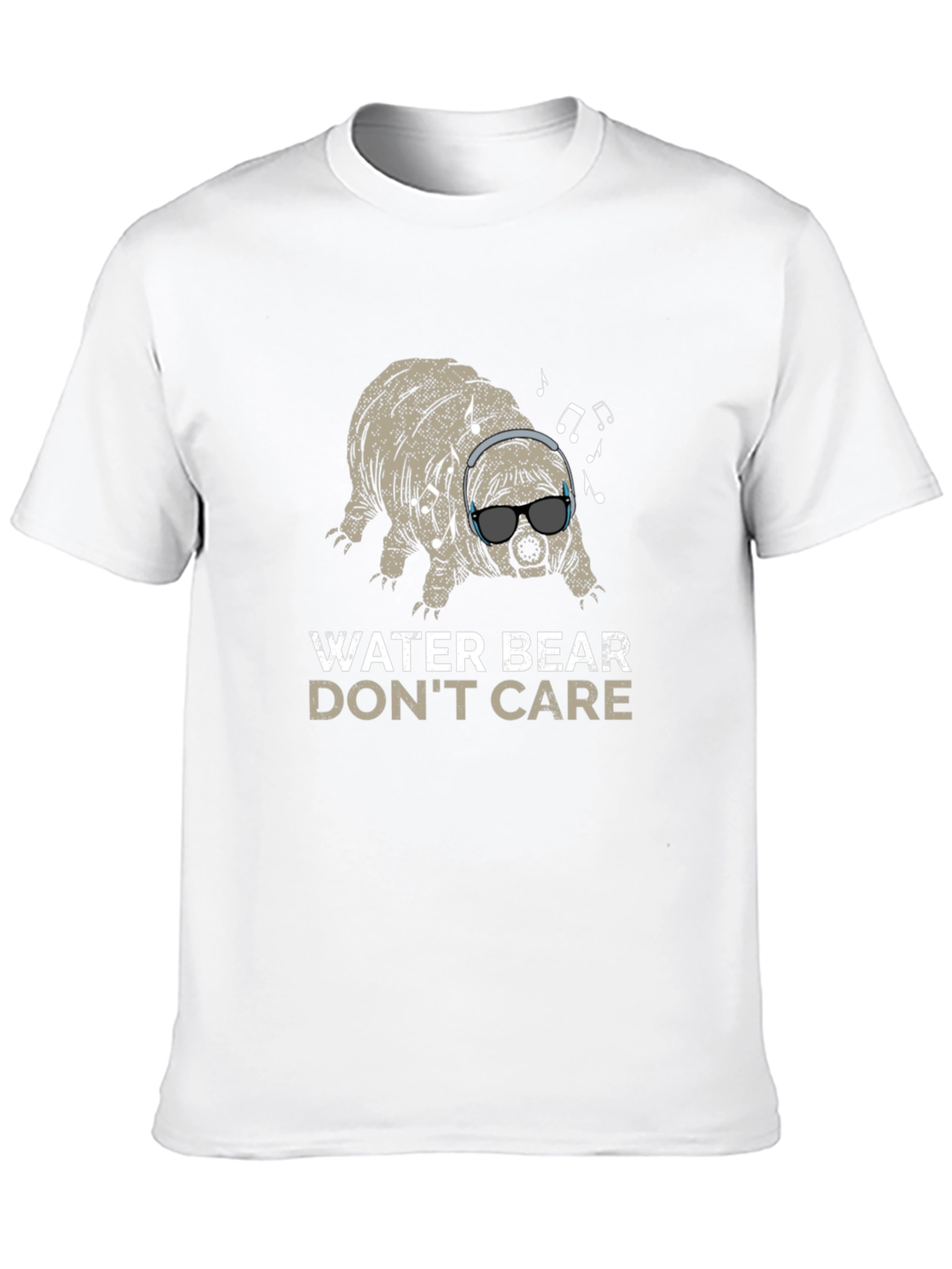 Water Bear Dont Care T-Shirt - Funny Tardigrade Tee