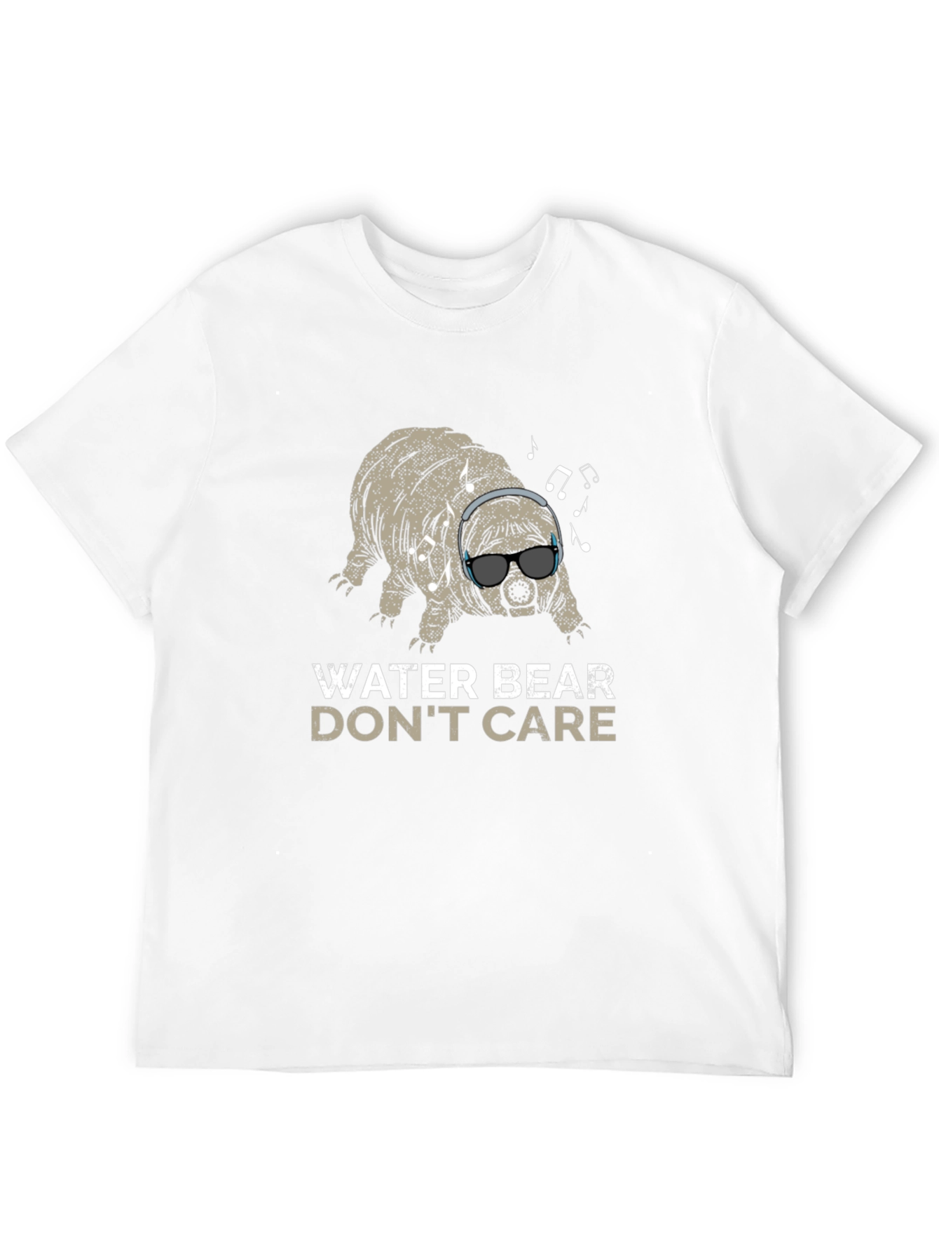 Water Bear Dont Care T-Shirt - Funny Tardigrade Tee