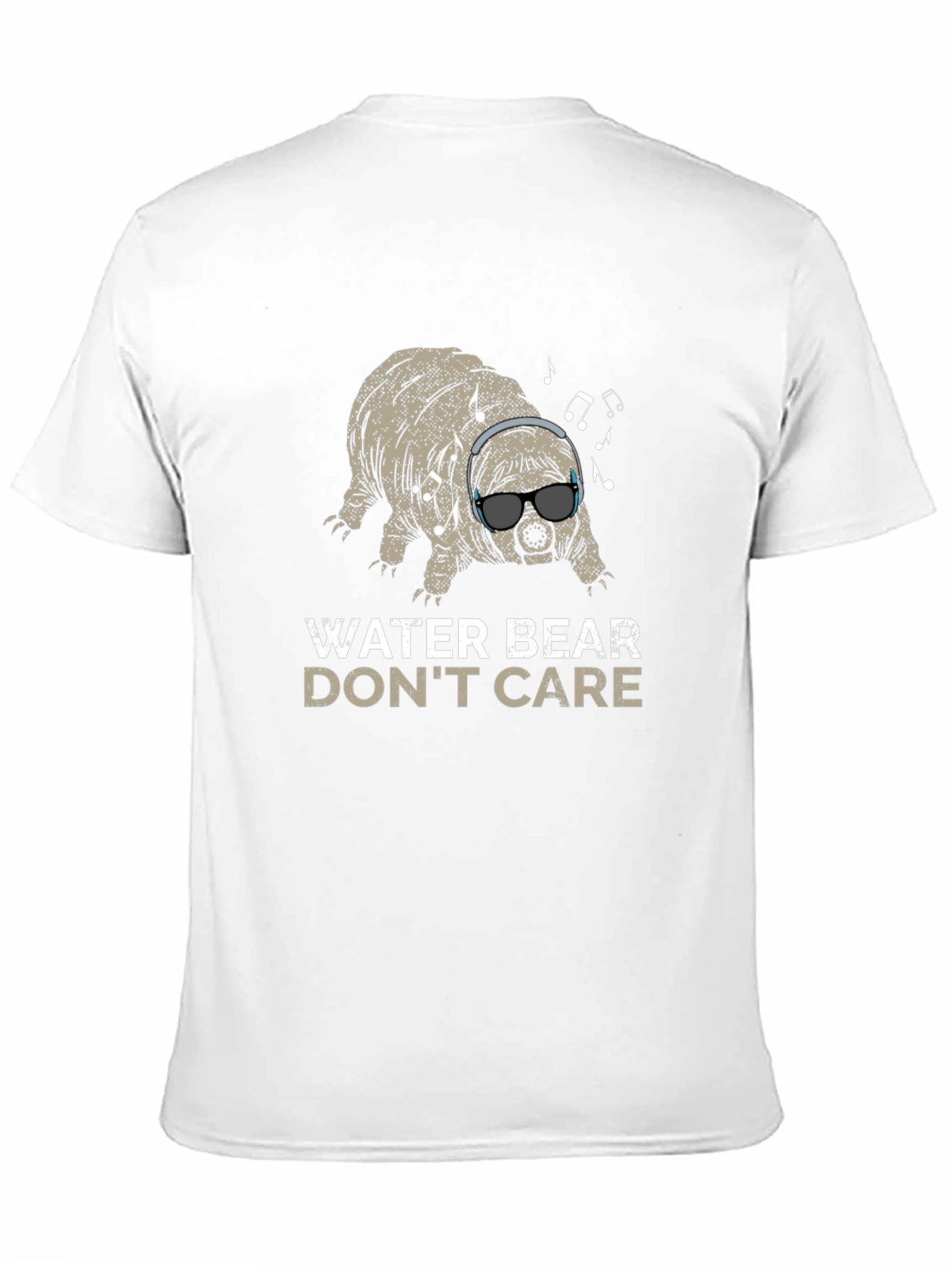 Water Bear Dont Care T-Shirt - Funny Tardigrade Tee