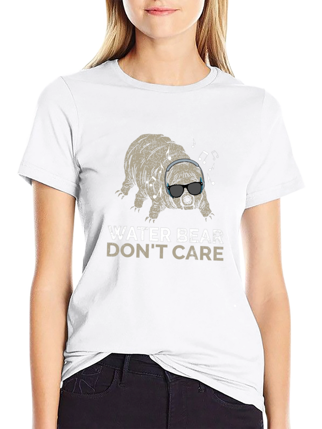 Water Bear Dont Care T-Shirt - Funny Tardigrade Tee