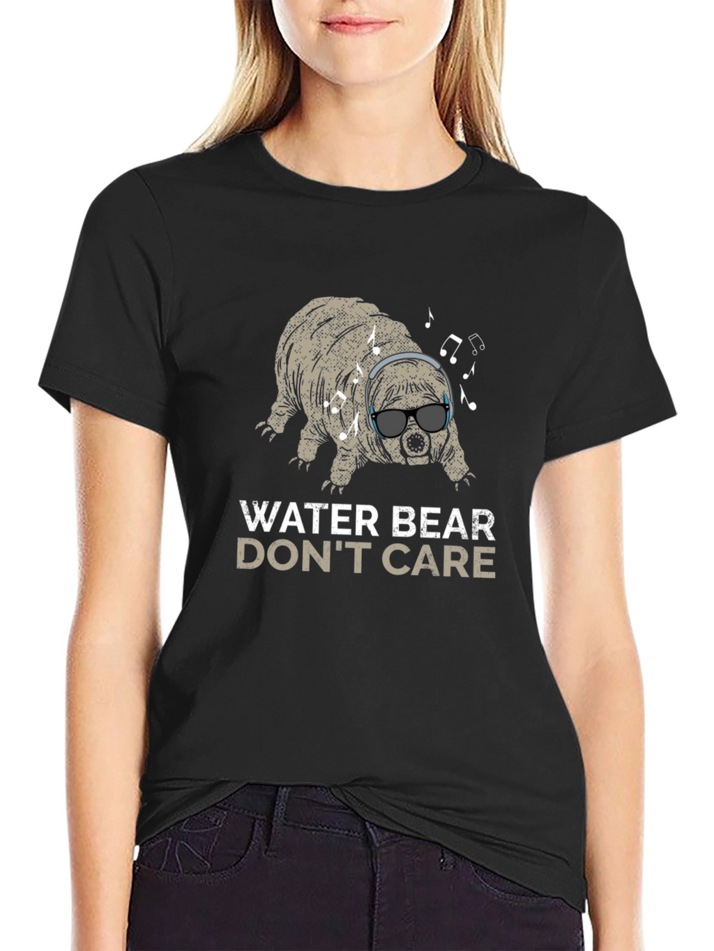 Water Bear Dont Care T-Shirt - Funny Tardigrade Tee