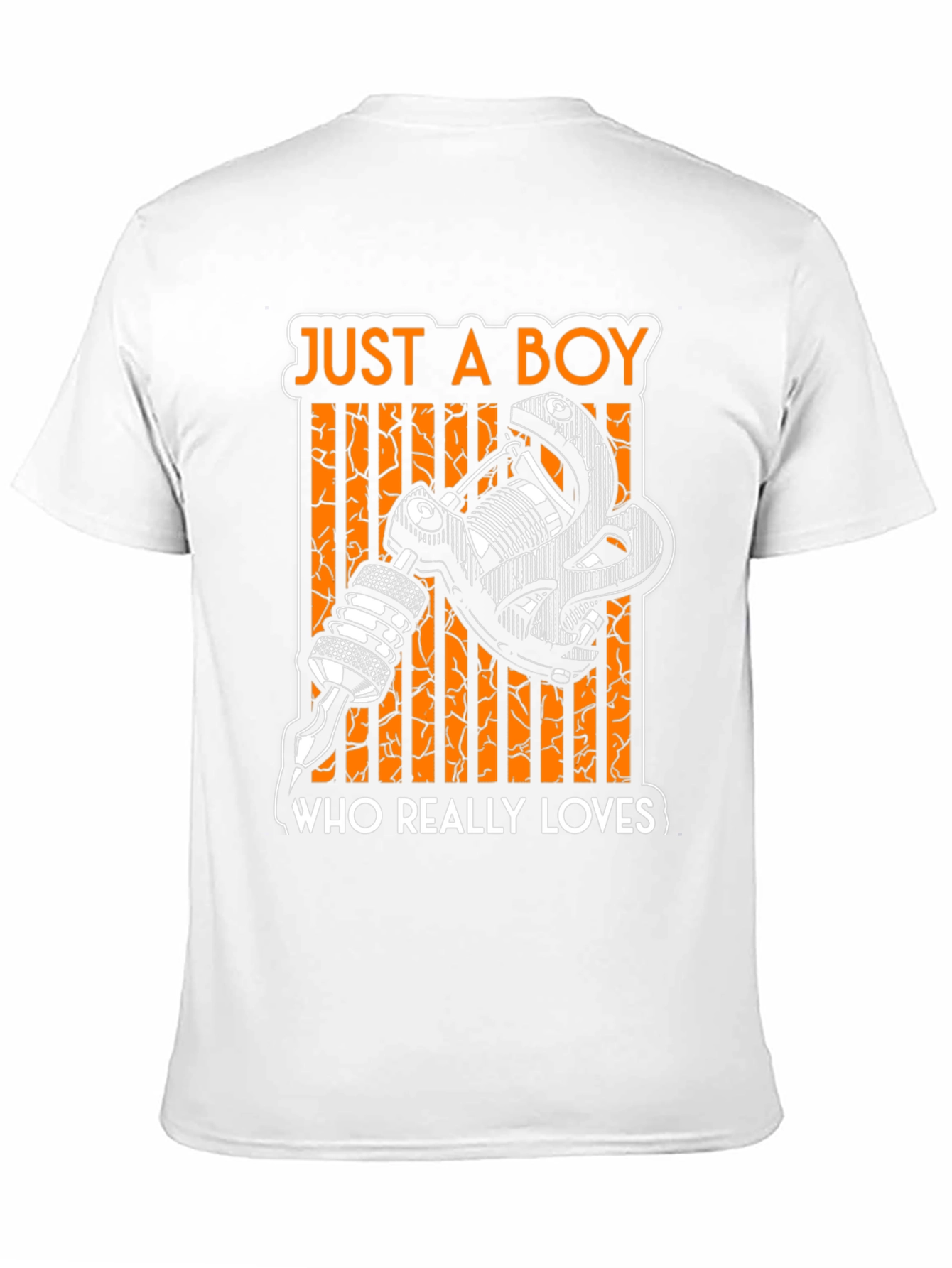Just a Boy Who Really Loves Tattoos - Black T-Shirt