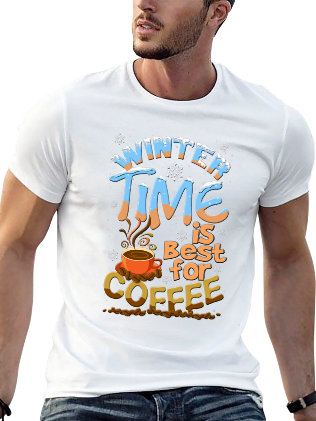Winter Time Coffee Graphic Tee