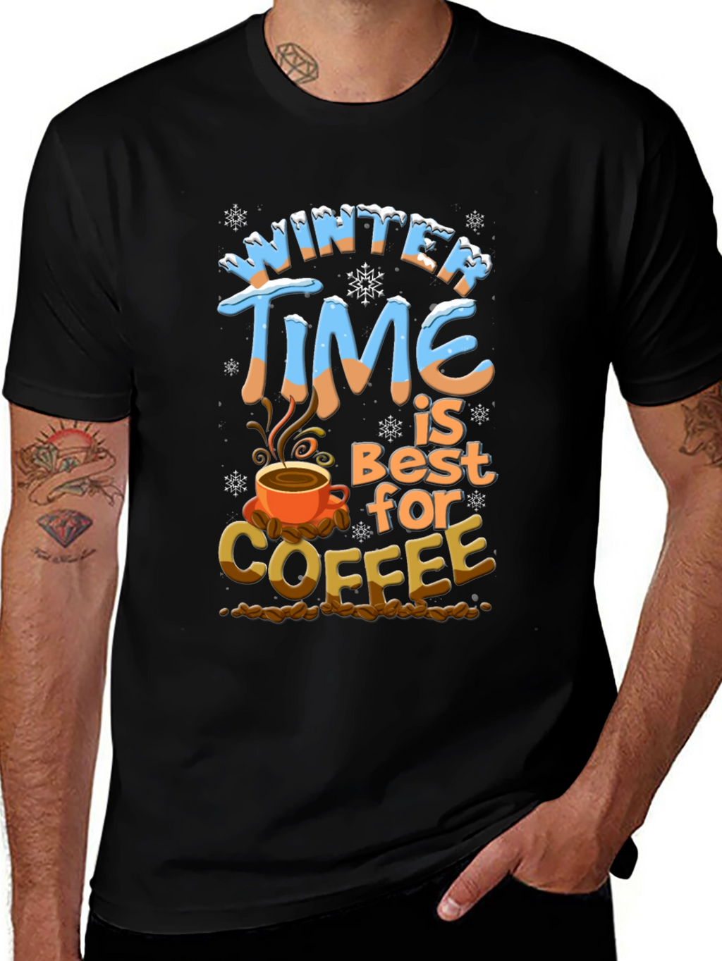 Winter Time Coffee Graphic Tee