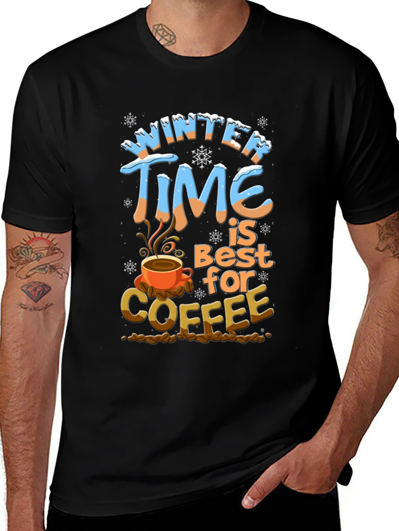 Winter Time Coffee Graphic Tee