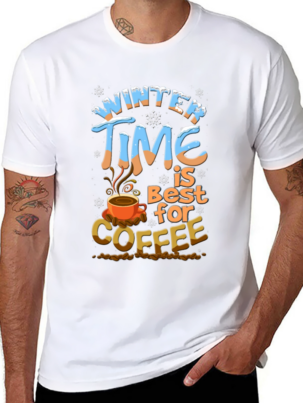 Winter Time Coffee Graphic Tee