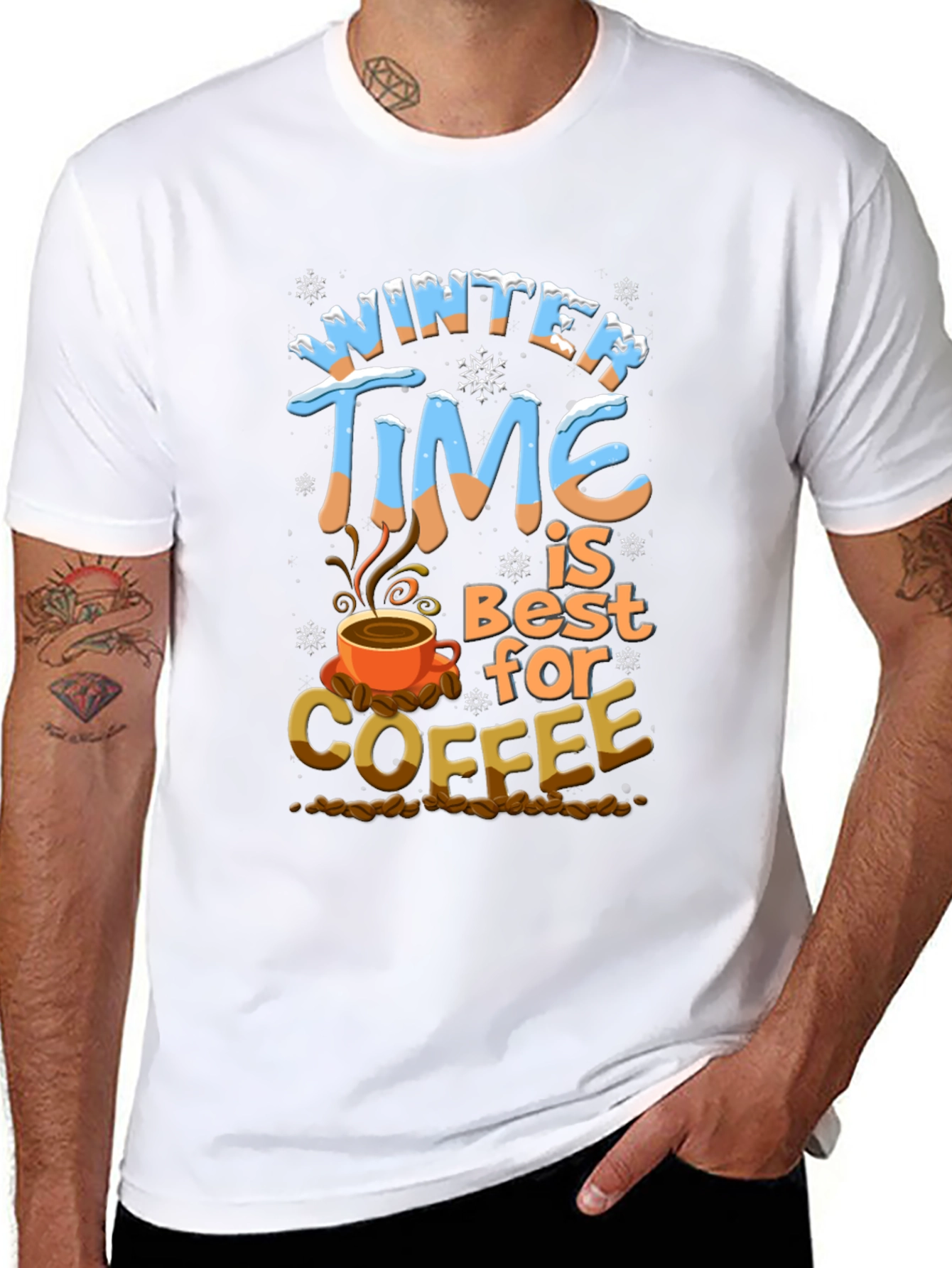 Winter Time Coffee Graphic Tee