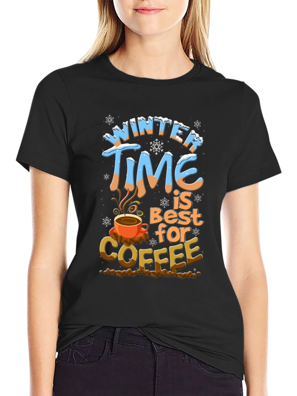 Winter Time Coffee Graphic Tee