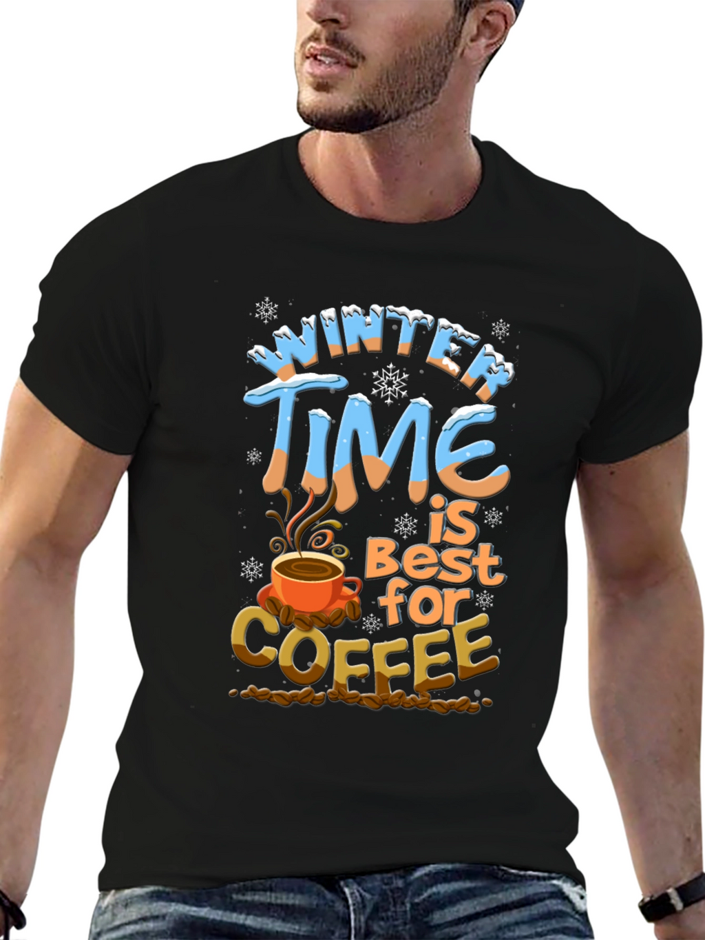 Winter Time Coffee Graphic Tee