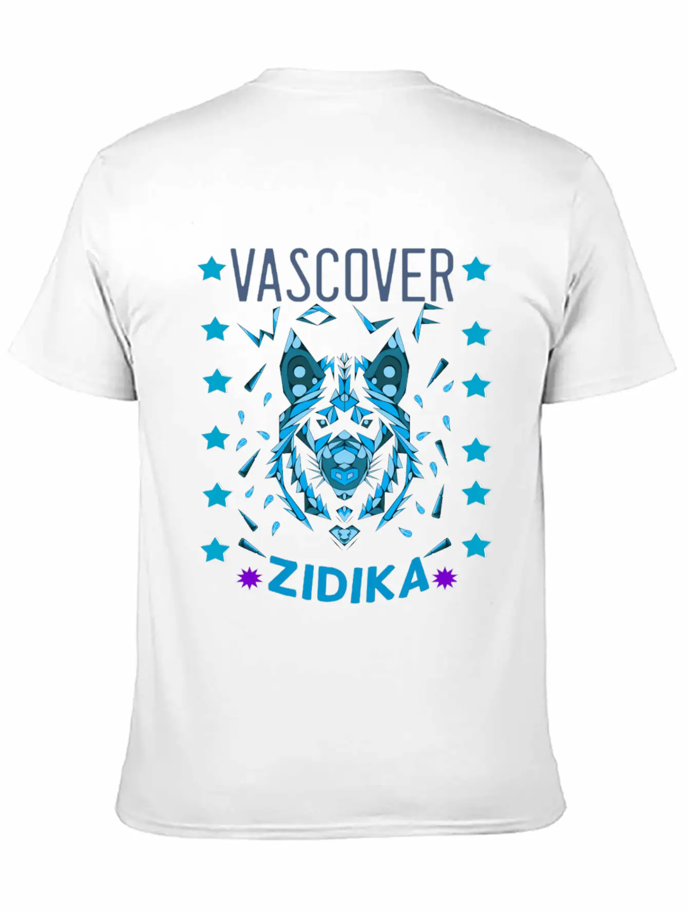 Zidika Wolf Unisex Casual T-Shirt – Clean Design For Daily Comfort