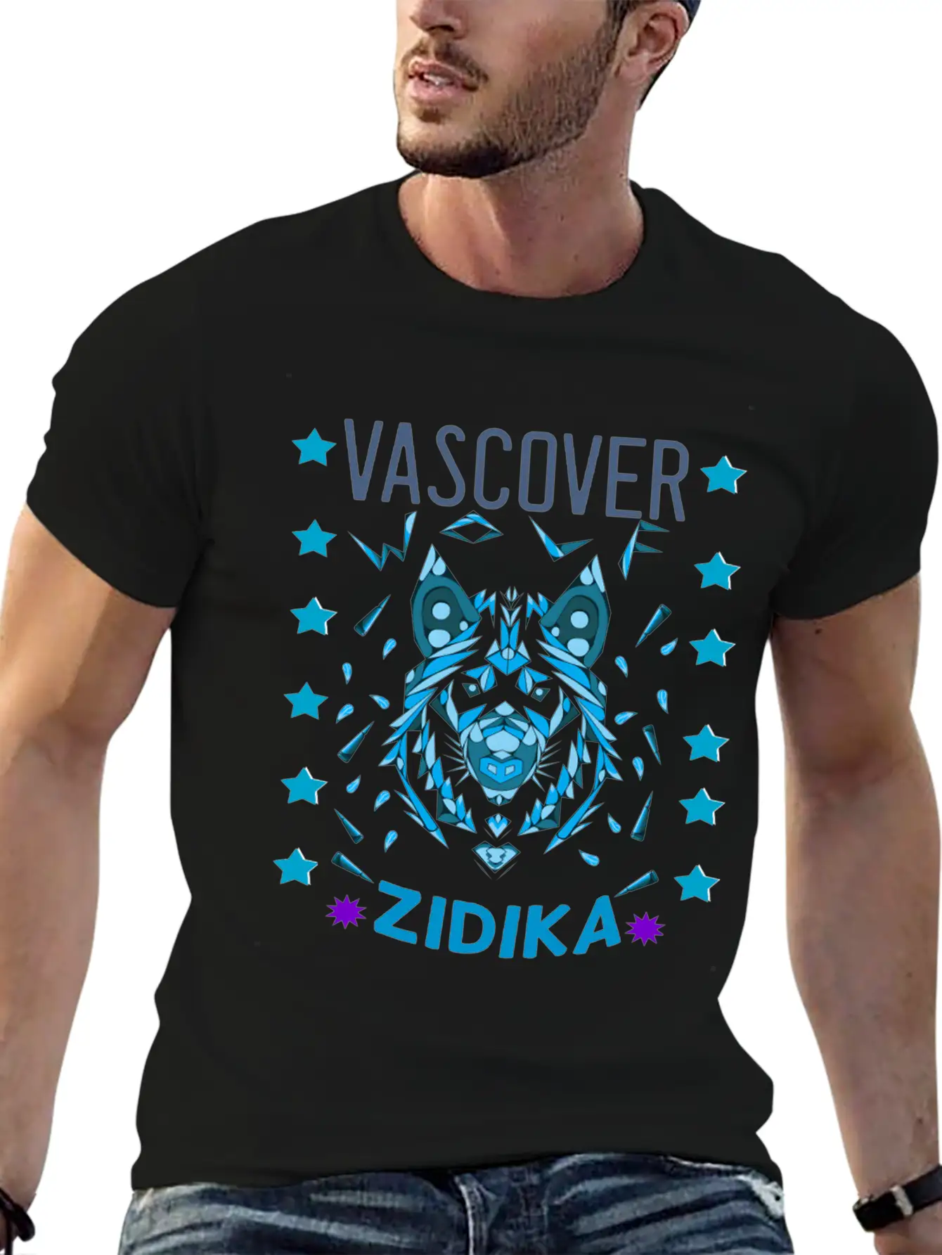 Zidika Wolf Unisex Casual T-Shirt – Clean Design For Daily Comfort