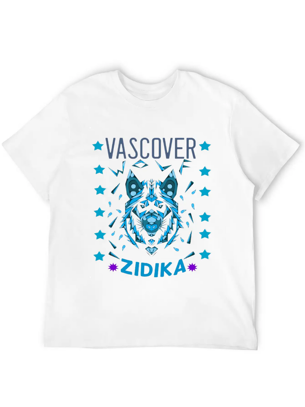 Zidika Wolf Unisex Casual T-Shirt – Clean Design For Daily Comfort
