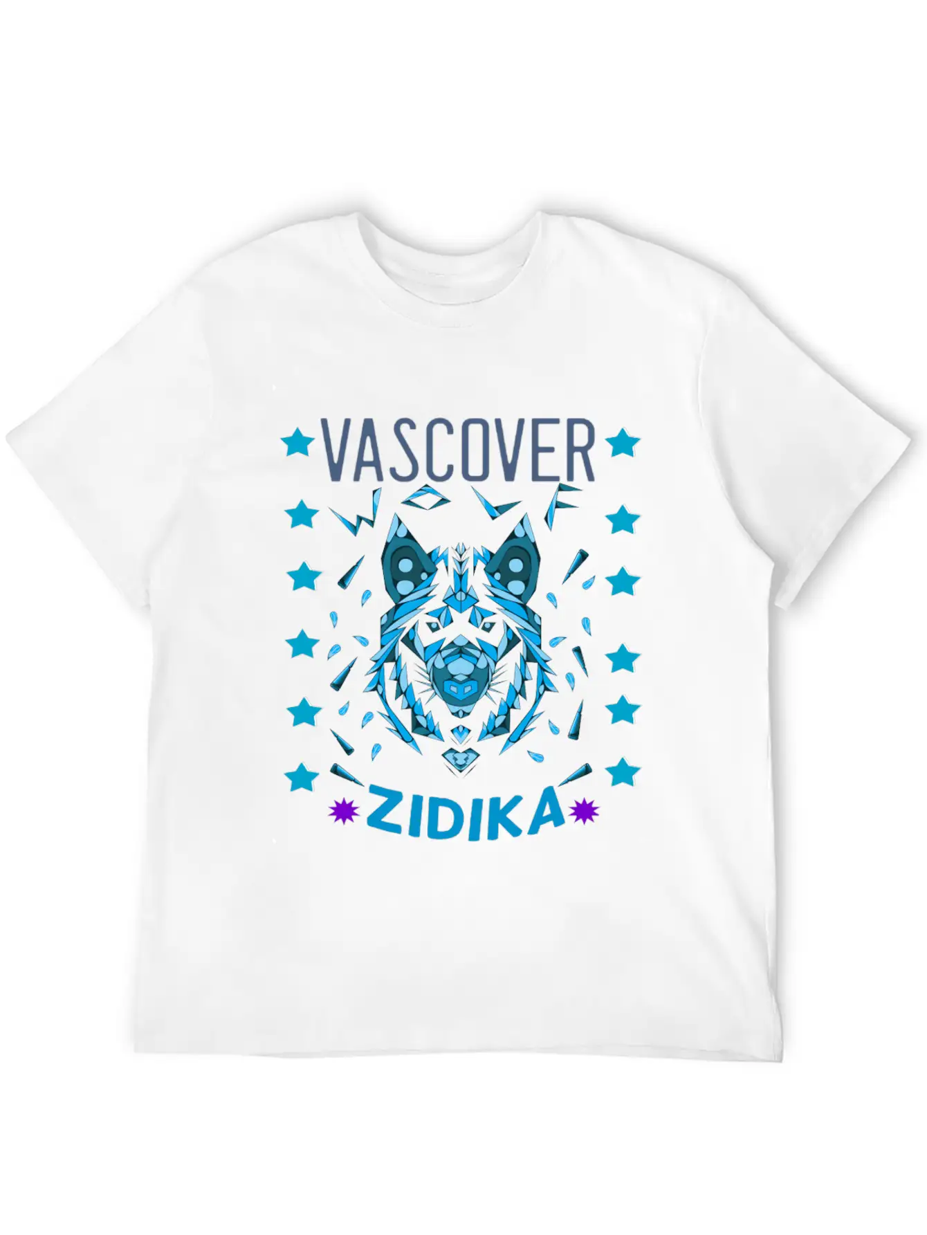 Zidika Wolf Unisex Casual T-Shirt – Clean Design For Daily Comfort