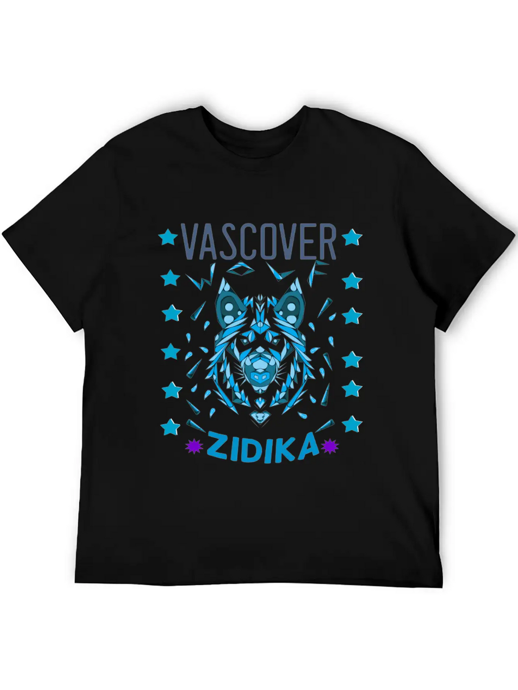 Zidika Wolf Unisex Casual T-Shirt – Clean Design For Daily Comfort