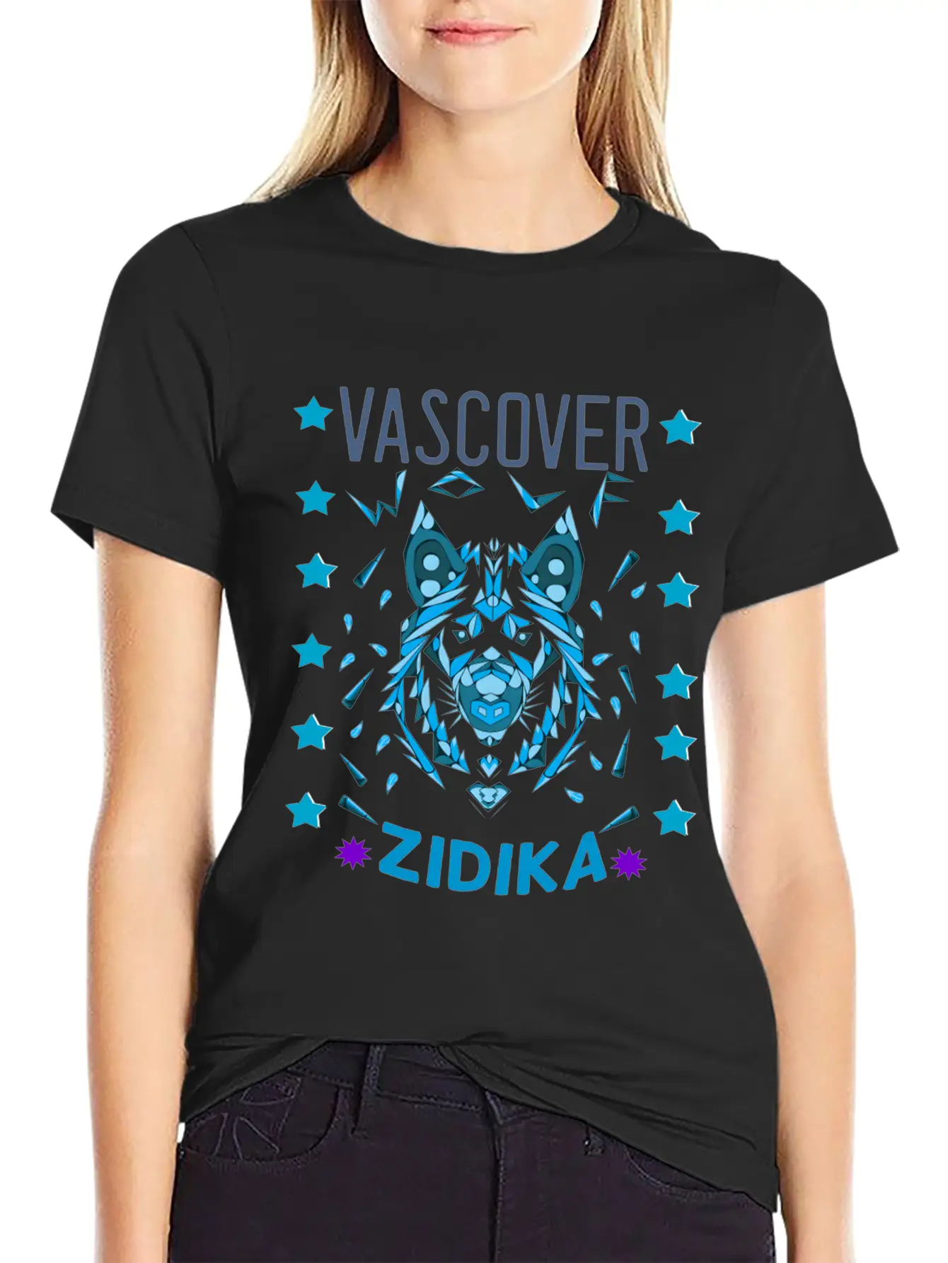 Zidika Wolf Unisex Casual T-Shirt – Clean Design For Daily Comfort