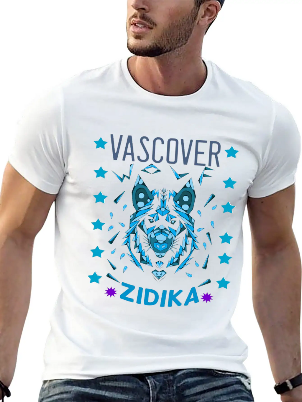 Zidika Wolf Unisex Casual T-Shirt – Clean Design For Daily Comfort