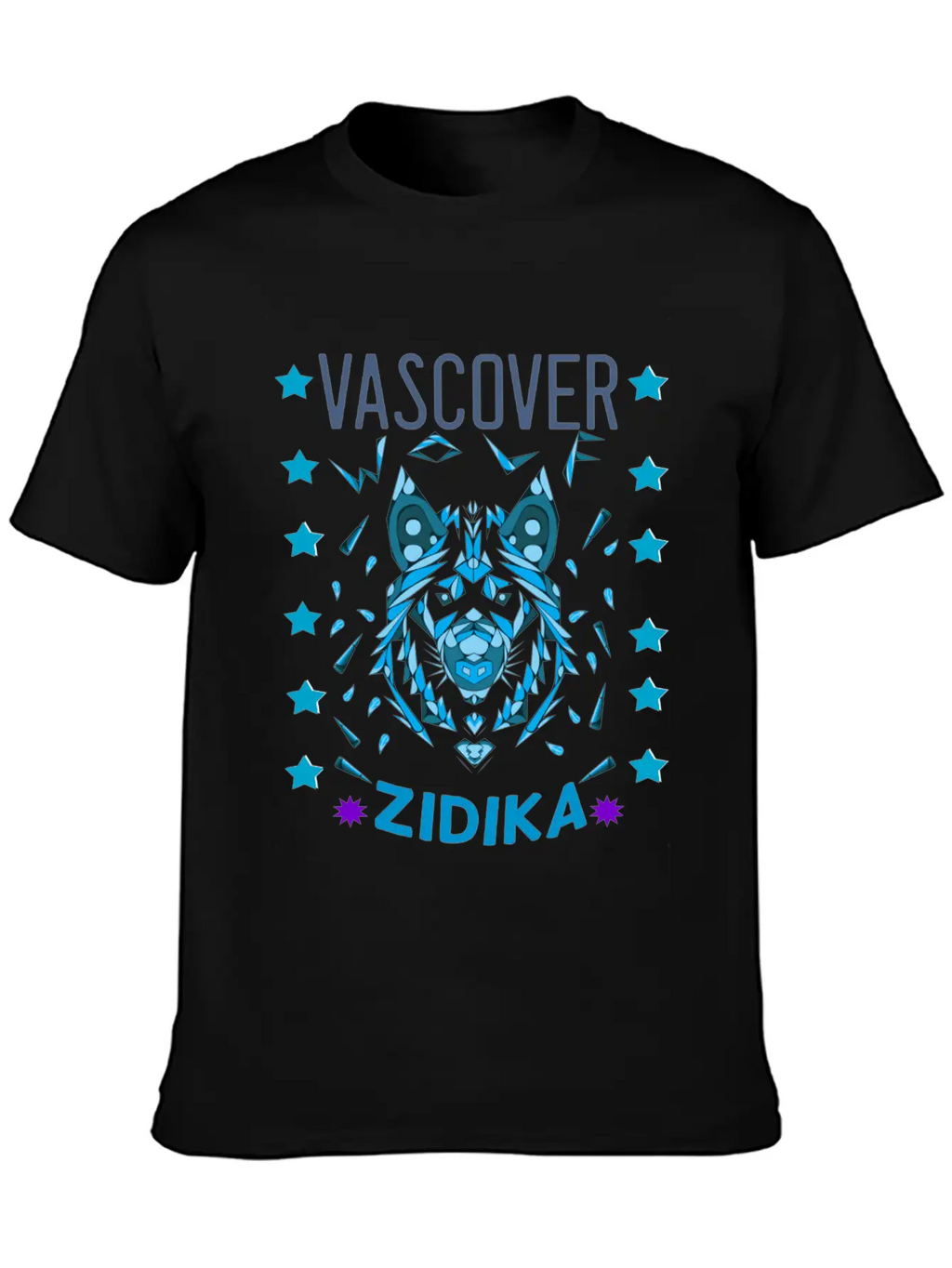 Zidika Wolf Unisex Casual T-Shirt – Clean Design For Daily Comfort