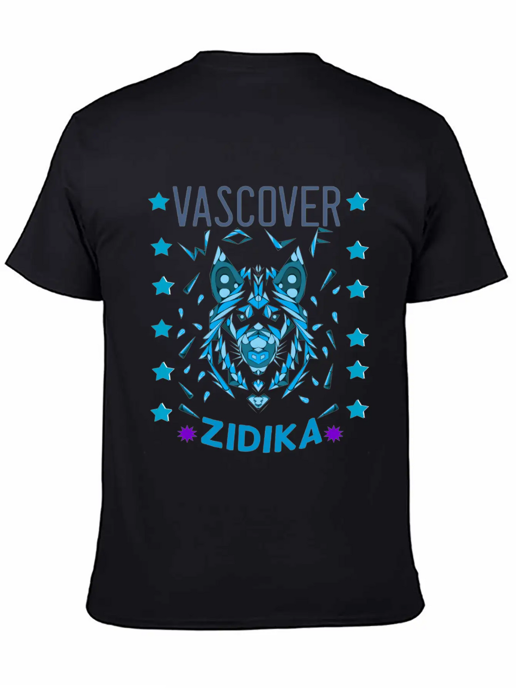 Zidika Wolf Unisex Casual T-Shirt – Clean Design For Daily Comfort