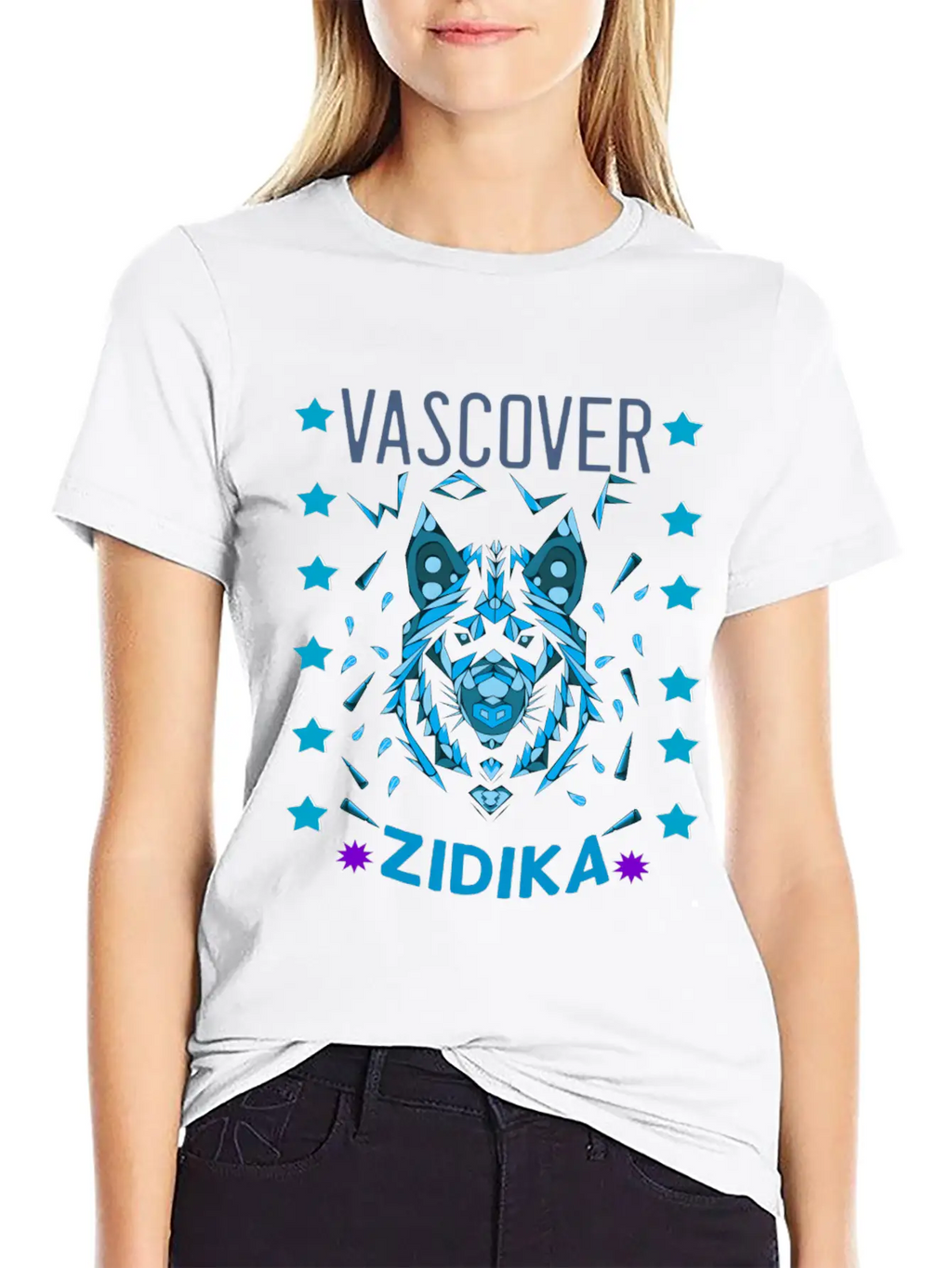 Zidika Wolf Unisex Casual T-Shirt – Clean Design For Daily Comfort