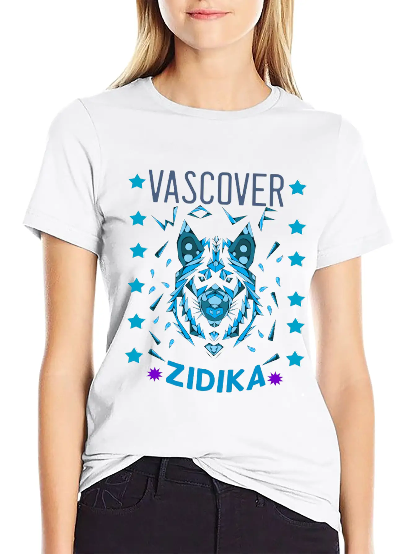 Zidika Wolf Unisex Casual T-Shirt – Clean Design For Daily Comfort
