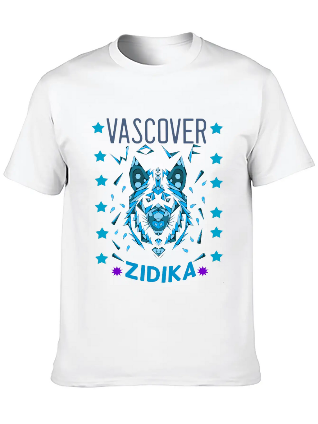 Zidika Wolf Unisex Casual T-Shirt – Clean Design For Daily Comfort