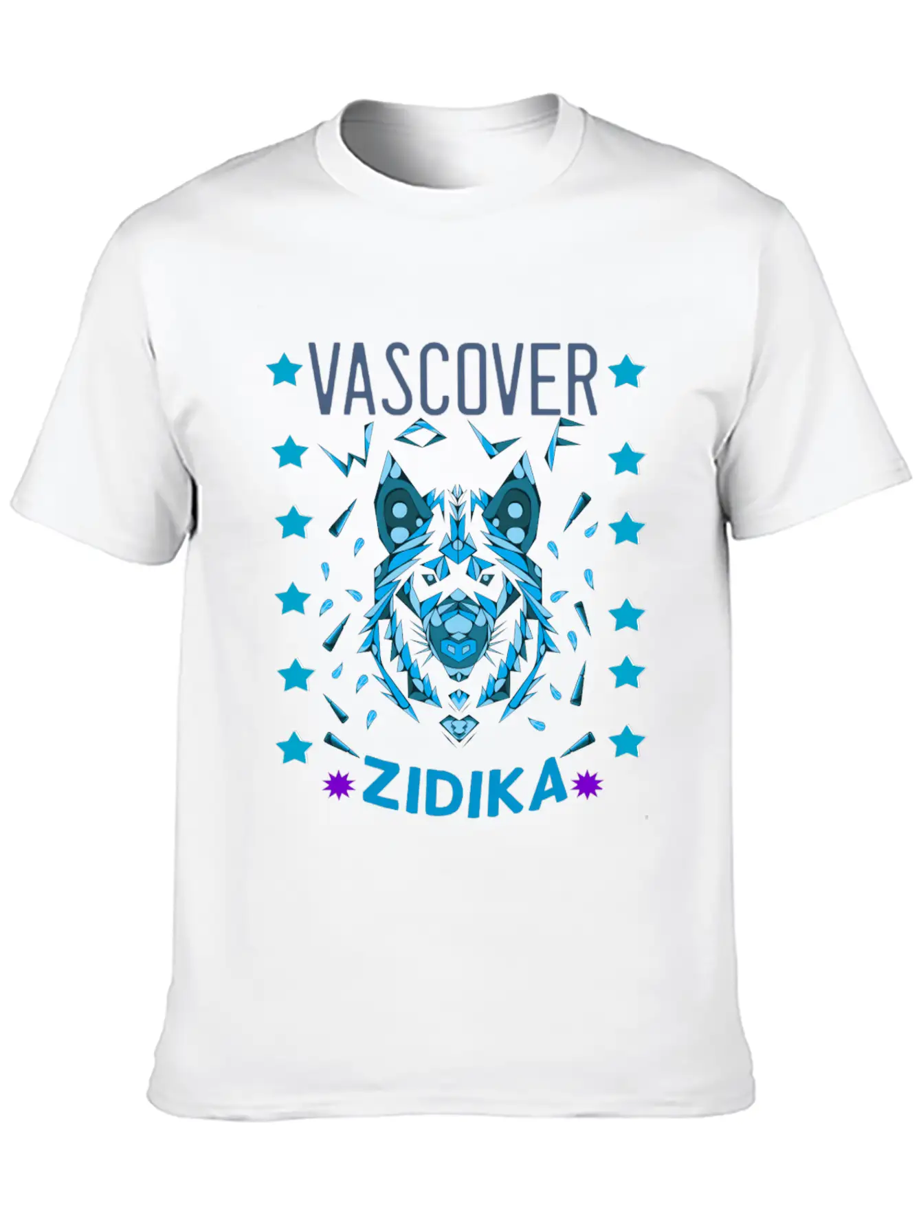 Zidika Wolf Unisex Casual T-Shirt – Clean Design For Daily Comfort