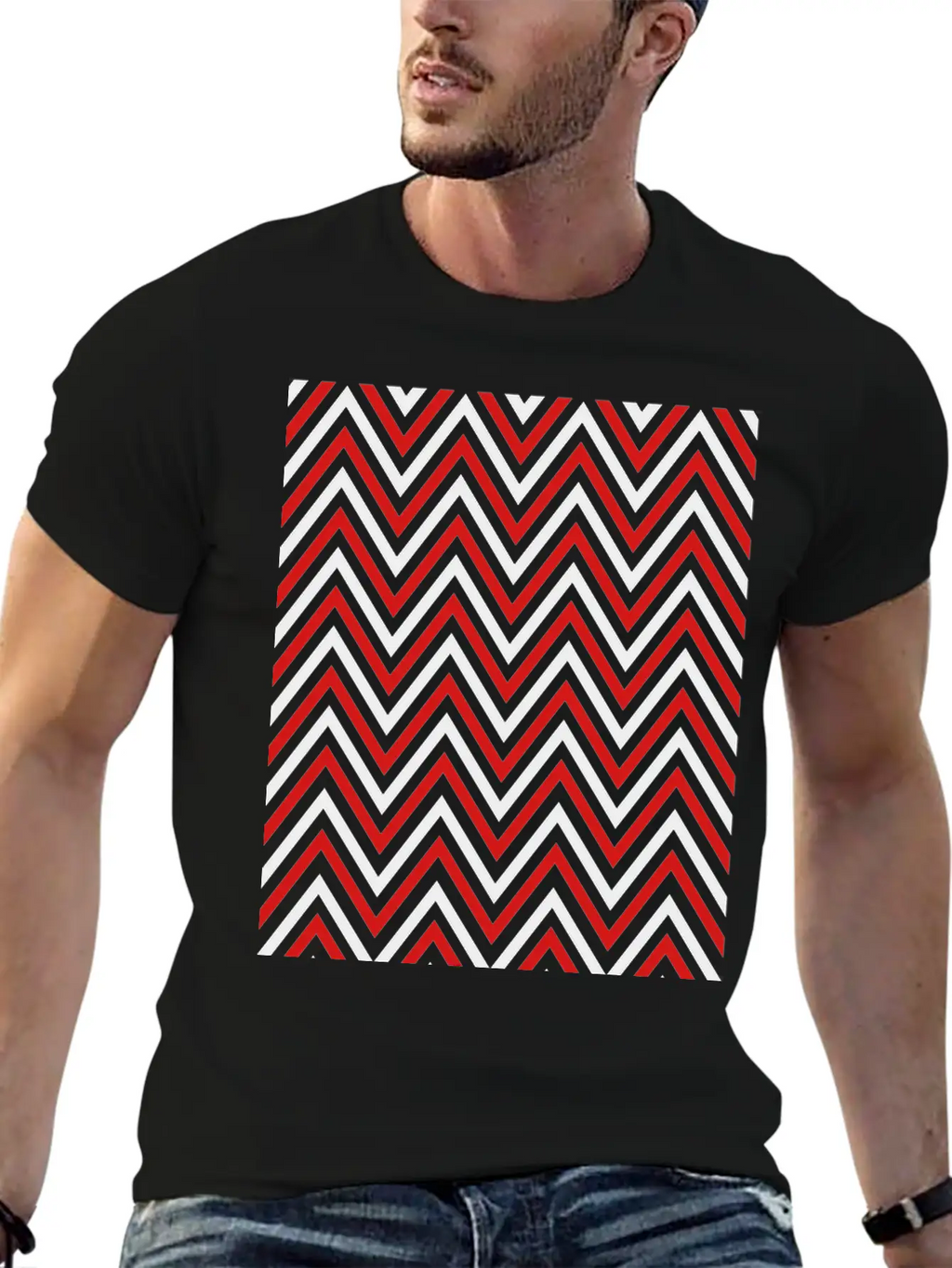 ZigZag 2C (color Switch) Unisex Casual T-Shirt – Clean Design For Daily Comfort