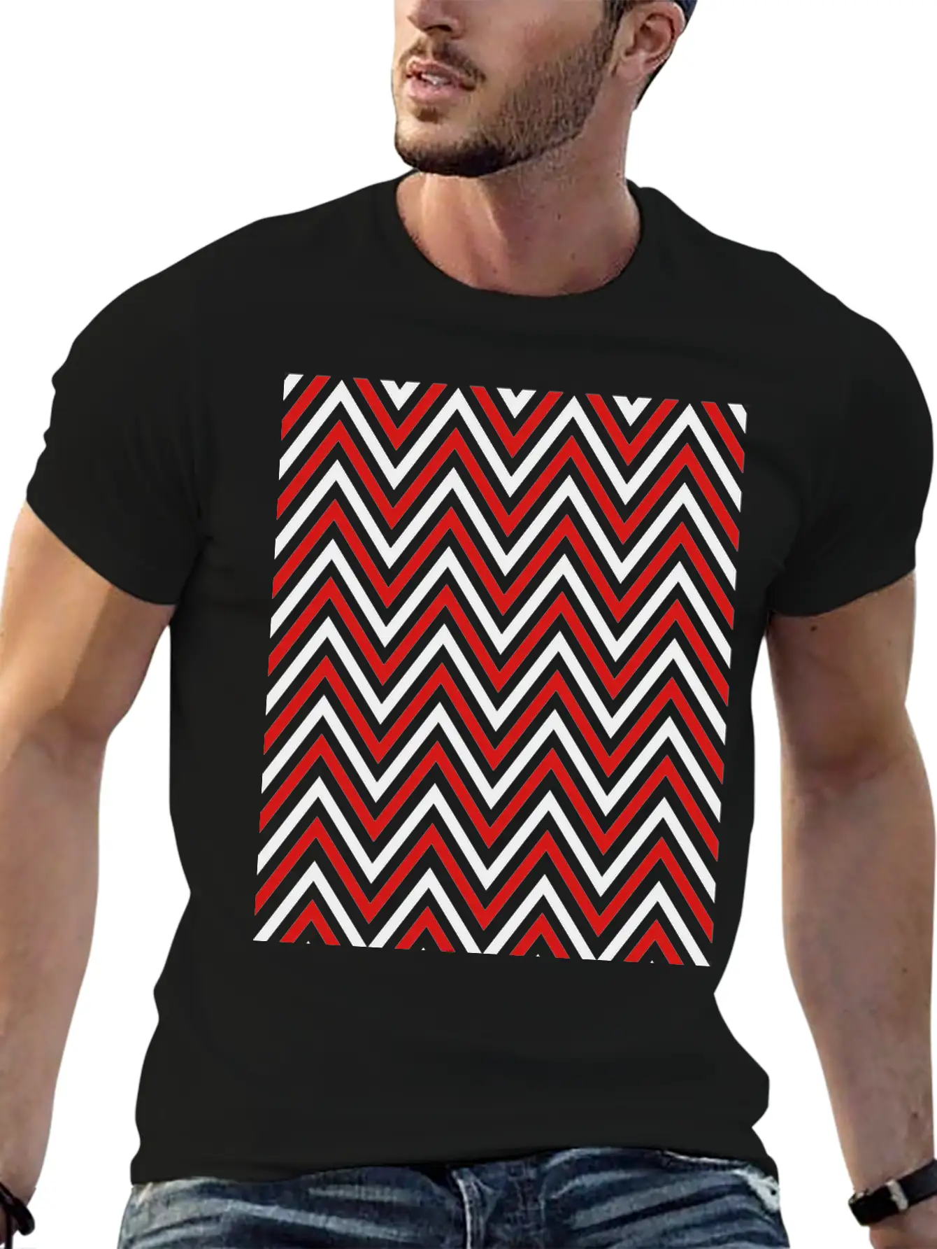 ZigZag 2C (color Switch) Unisex Casual T-Shirt – Clean Design For Daily Comfort