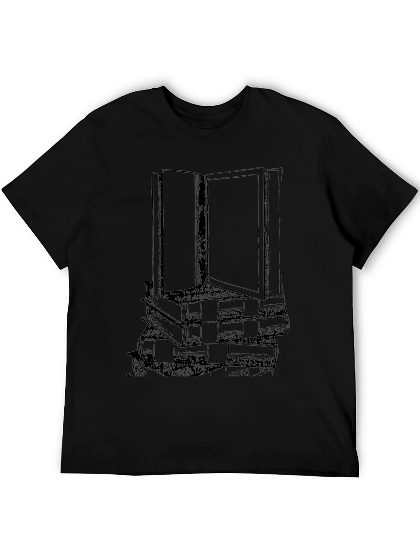 Book Stack Graphic T-Shirt - Readers Tee