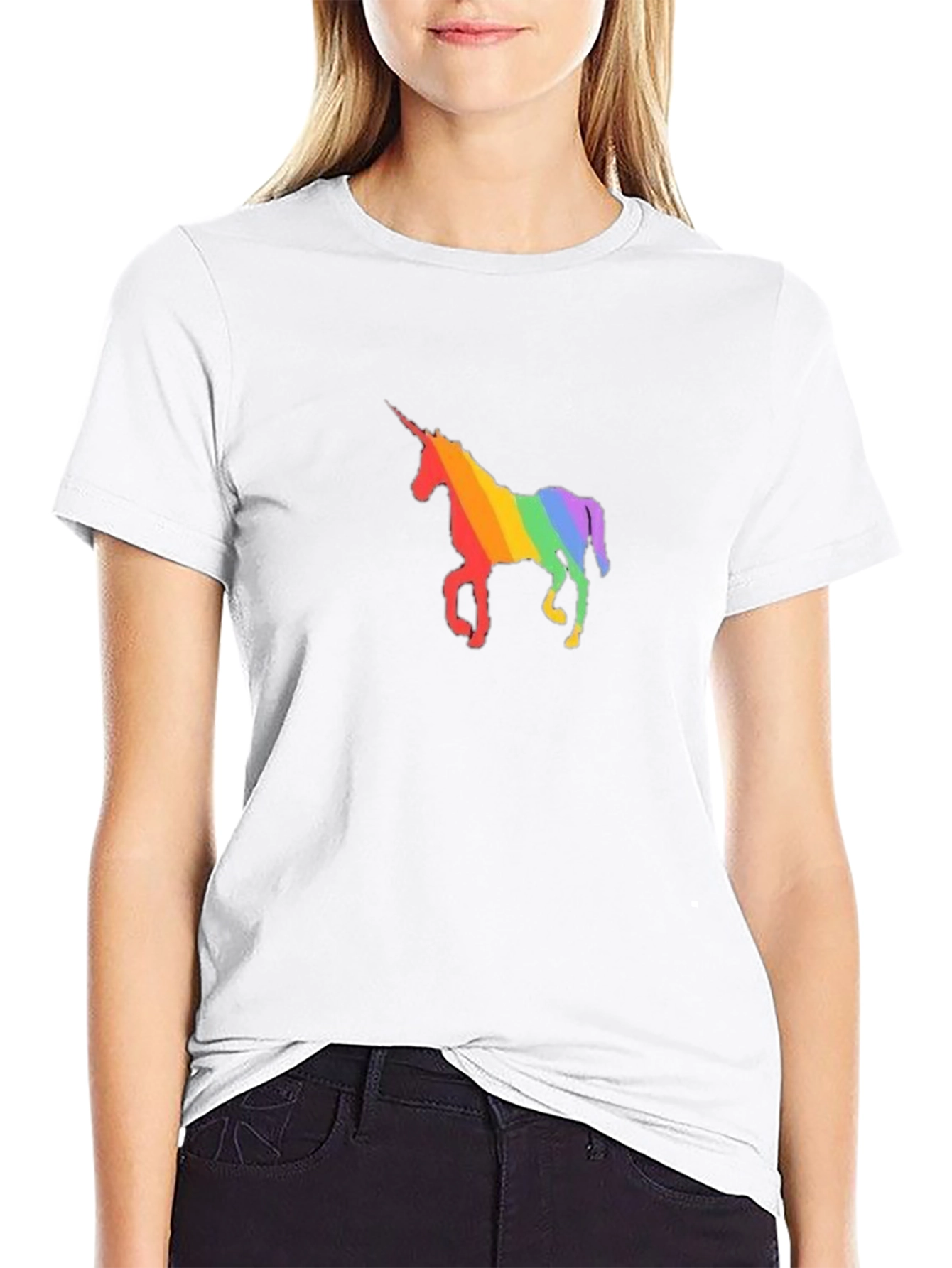Rainbow Unicorn Graphic T-Shirt - Pride Apparel