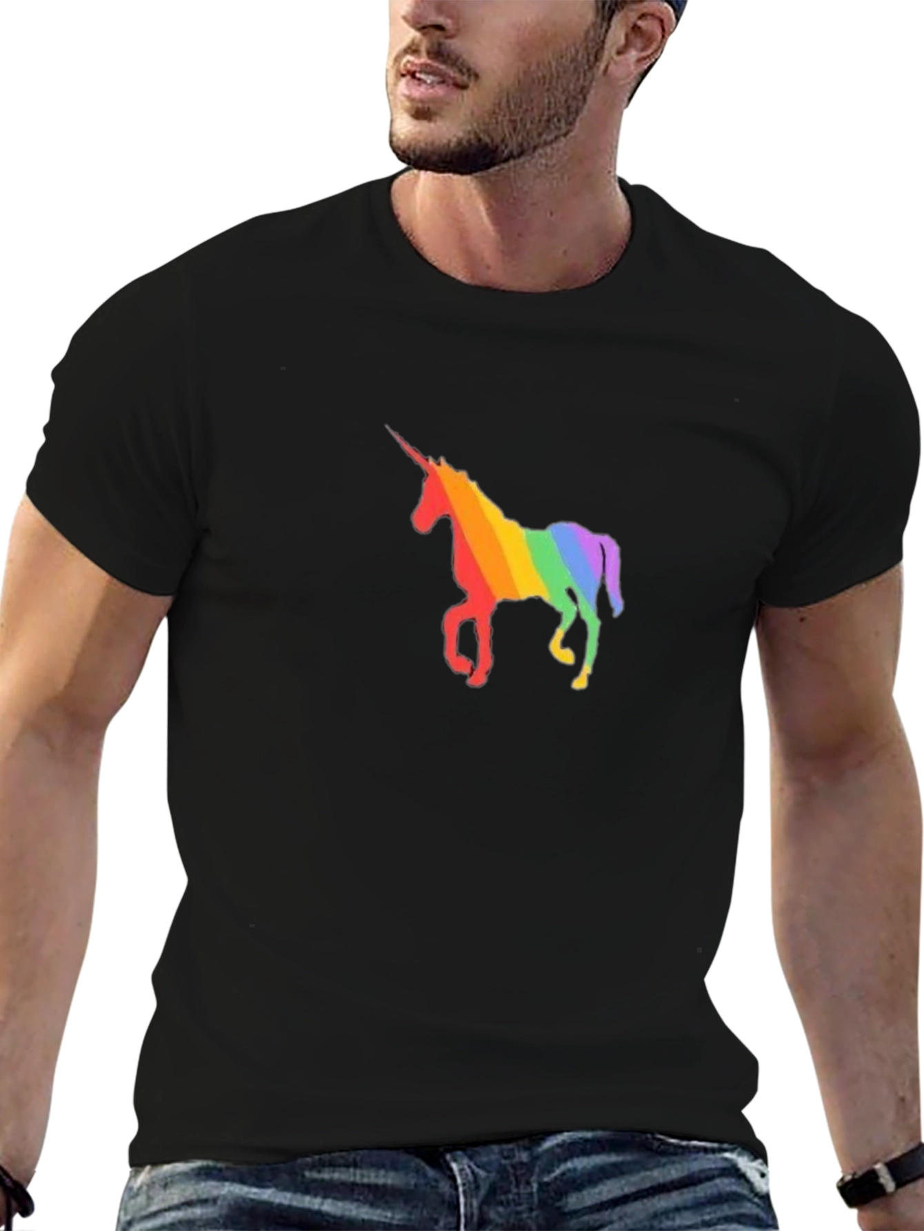 Rainbow Unicorn Graphic T-Shirt - Pride Apparel