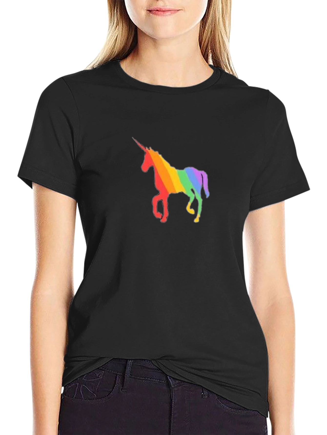 Rainbow Unicorn Graphic T-Shirt - Pride Apparel