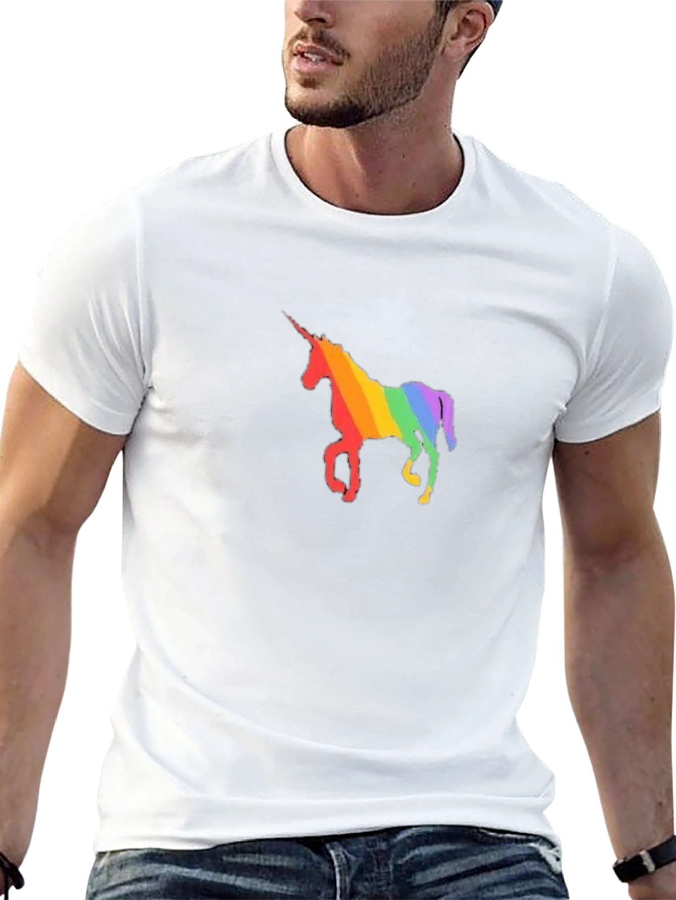 Rainbow Unicorn Graphic T-Shirt - Pride Apparel