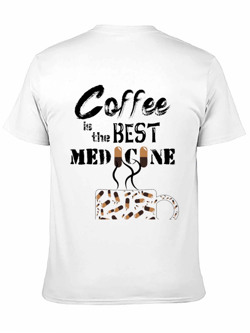 Coffee is the Best Medicine Graphic T-Shirt