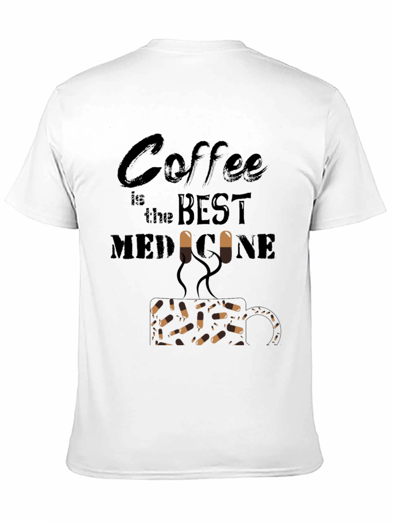 Coffee is the Best Medicine Graphic T-Shirt