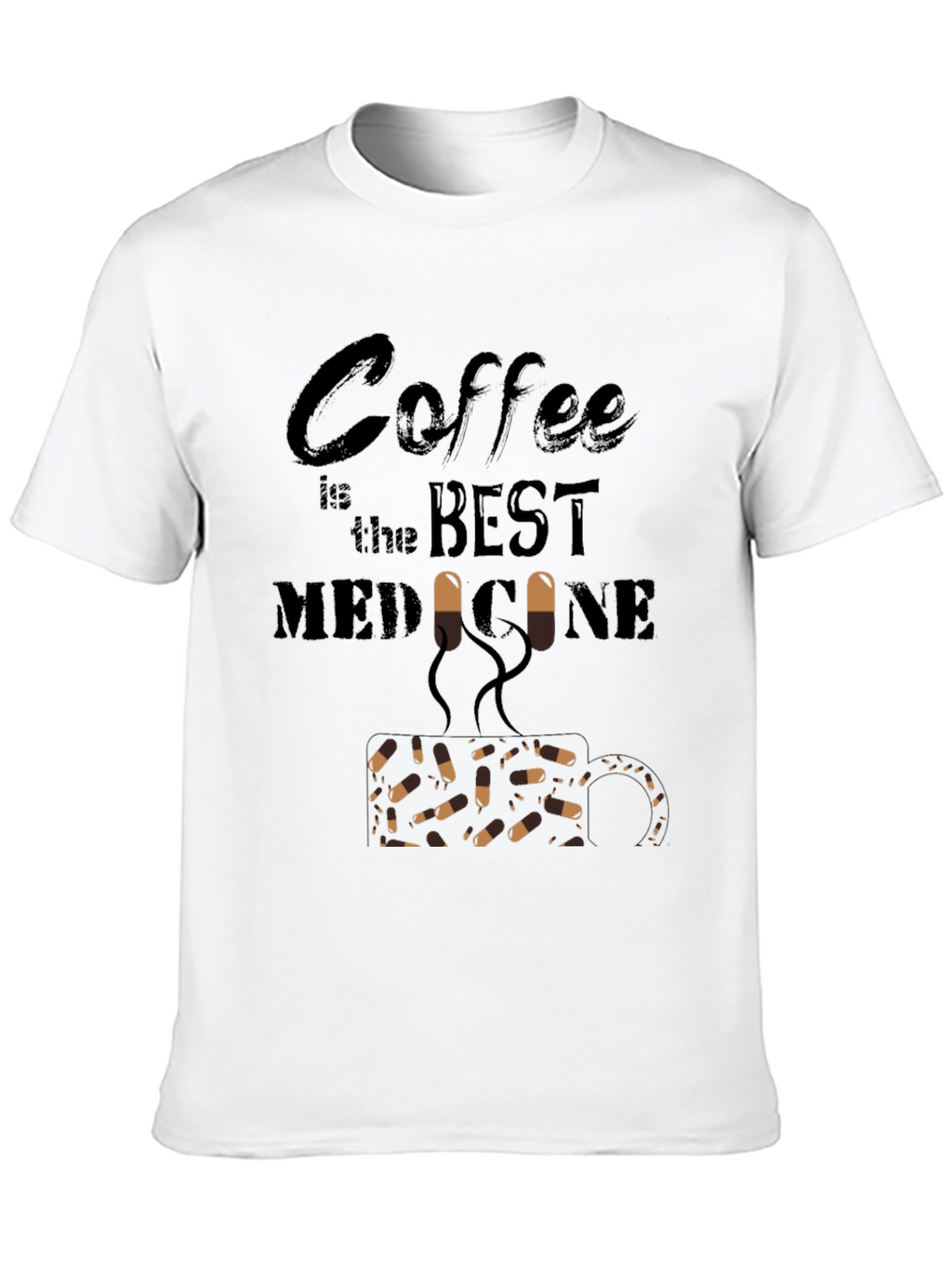 Coffee is the Best Medicine Graphic T-Shirt
