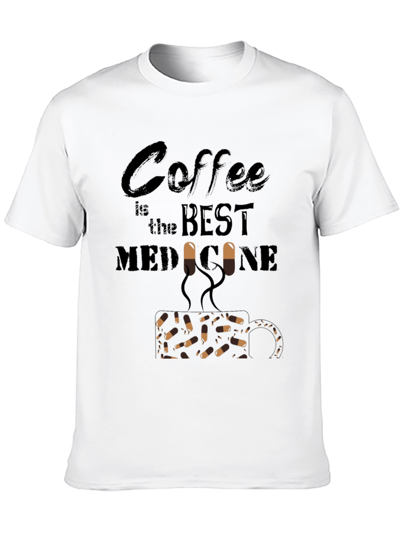 Coffee is the Best Medicine Graphic T-Shirt