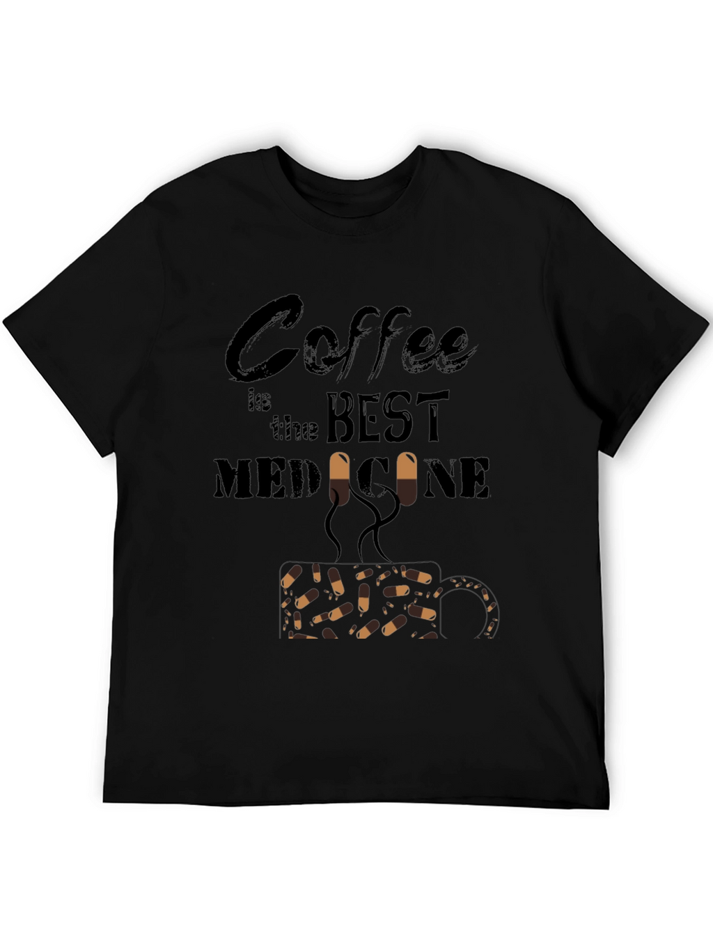 Coffee is the Best Medicine Graphic T-Shirt