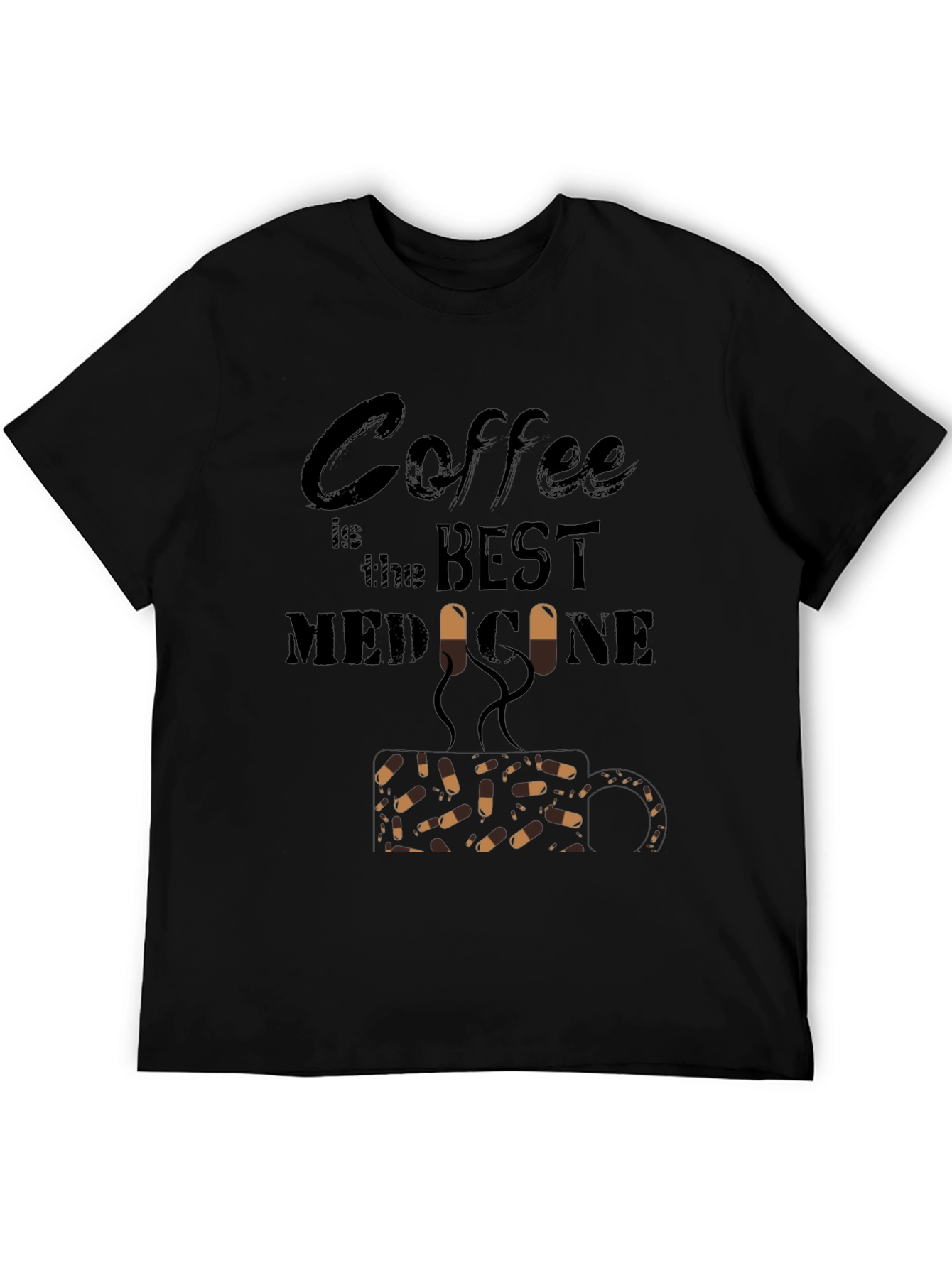 Coffee is the Best Medicine Graphic T-Shirt