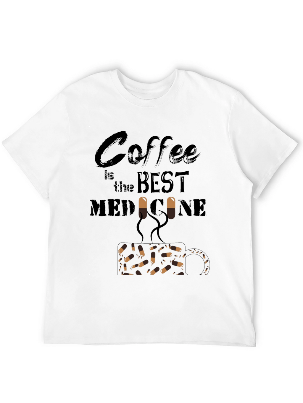 Coffee is the Best Medicine Graphic T-Shirt