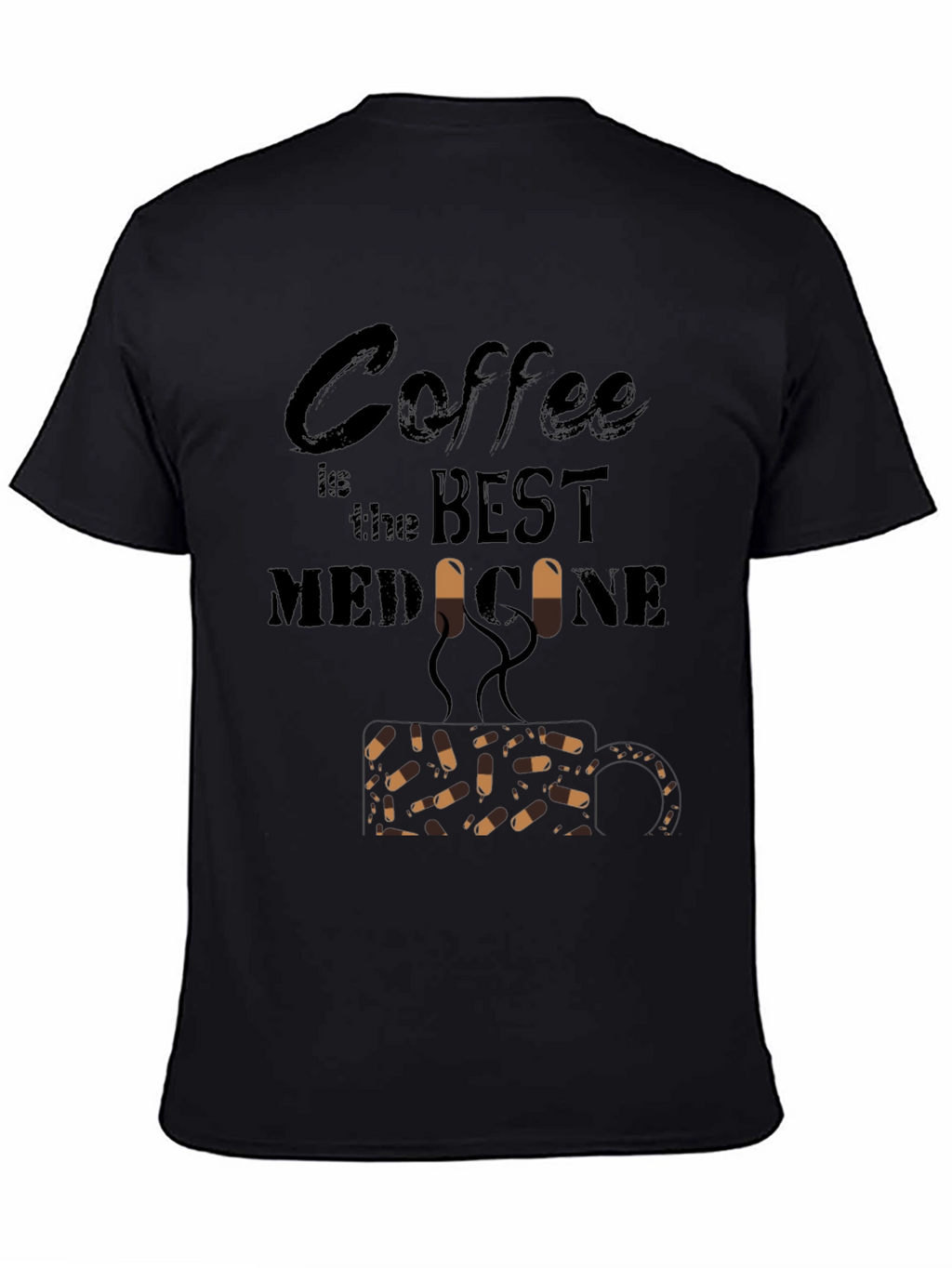 Coffee is the Best Medicine Graphic T-Shirt