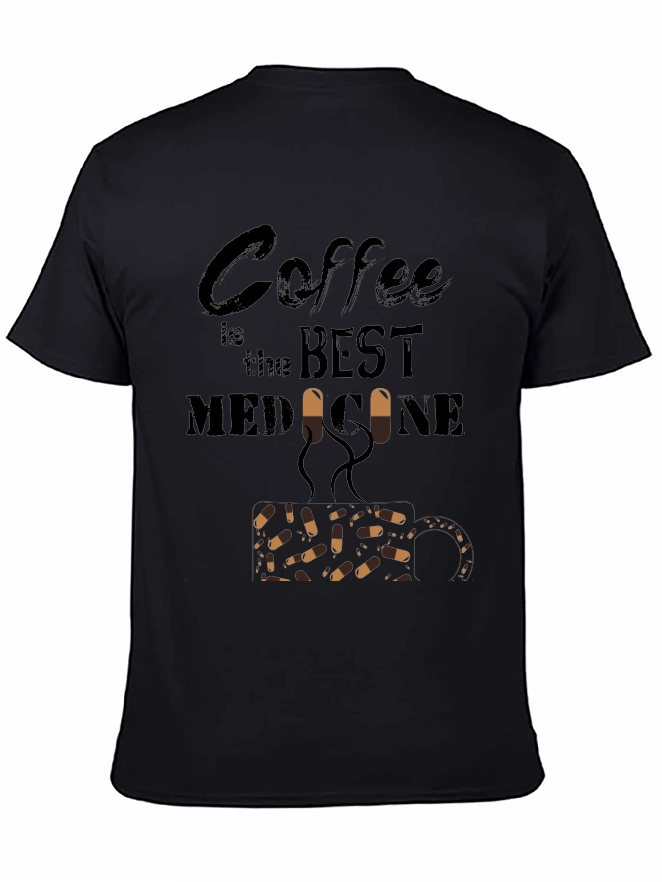 Coffee is the Best Medicine Graphic T-Shirt
