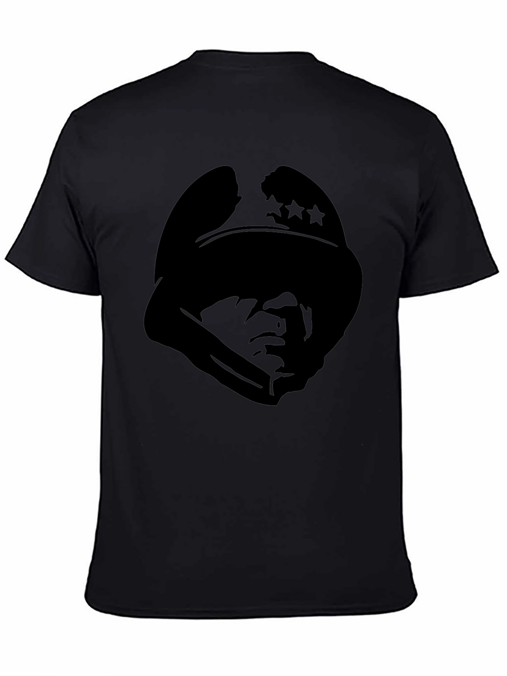 Silhouette Soldier Tee - Stylish Graphic Print T-Shirt